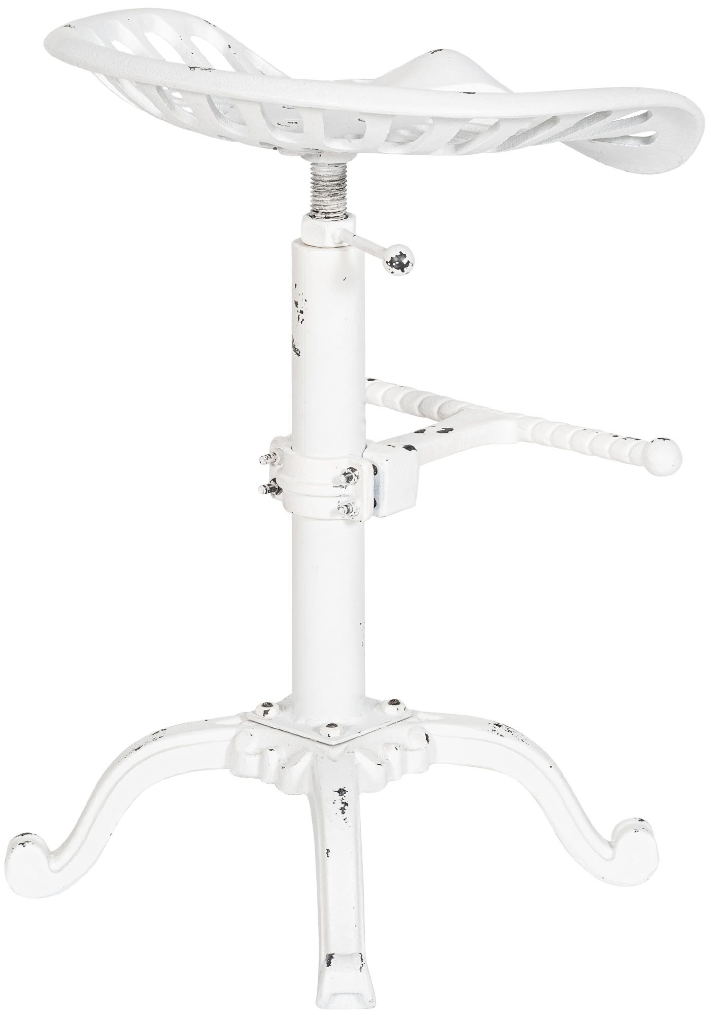 2er Set Barhocker Butch, antik weiß