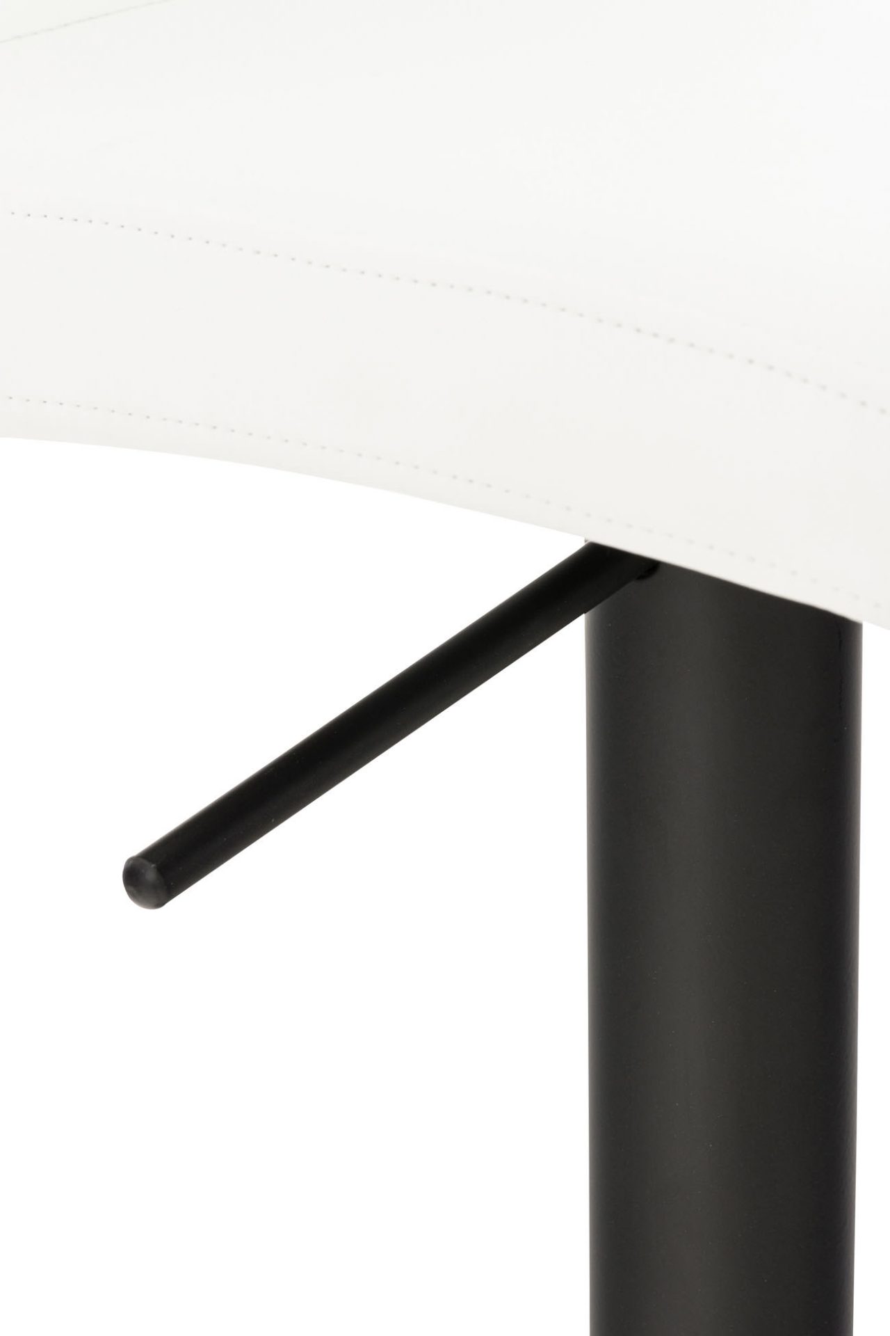 Barhocker Cadiz Kunstleder schwarz, weiß