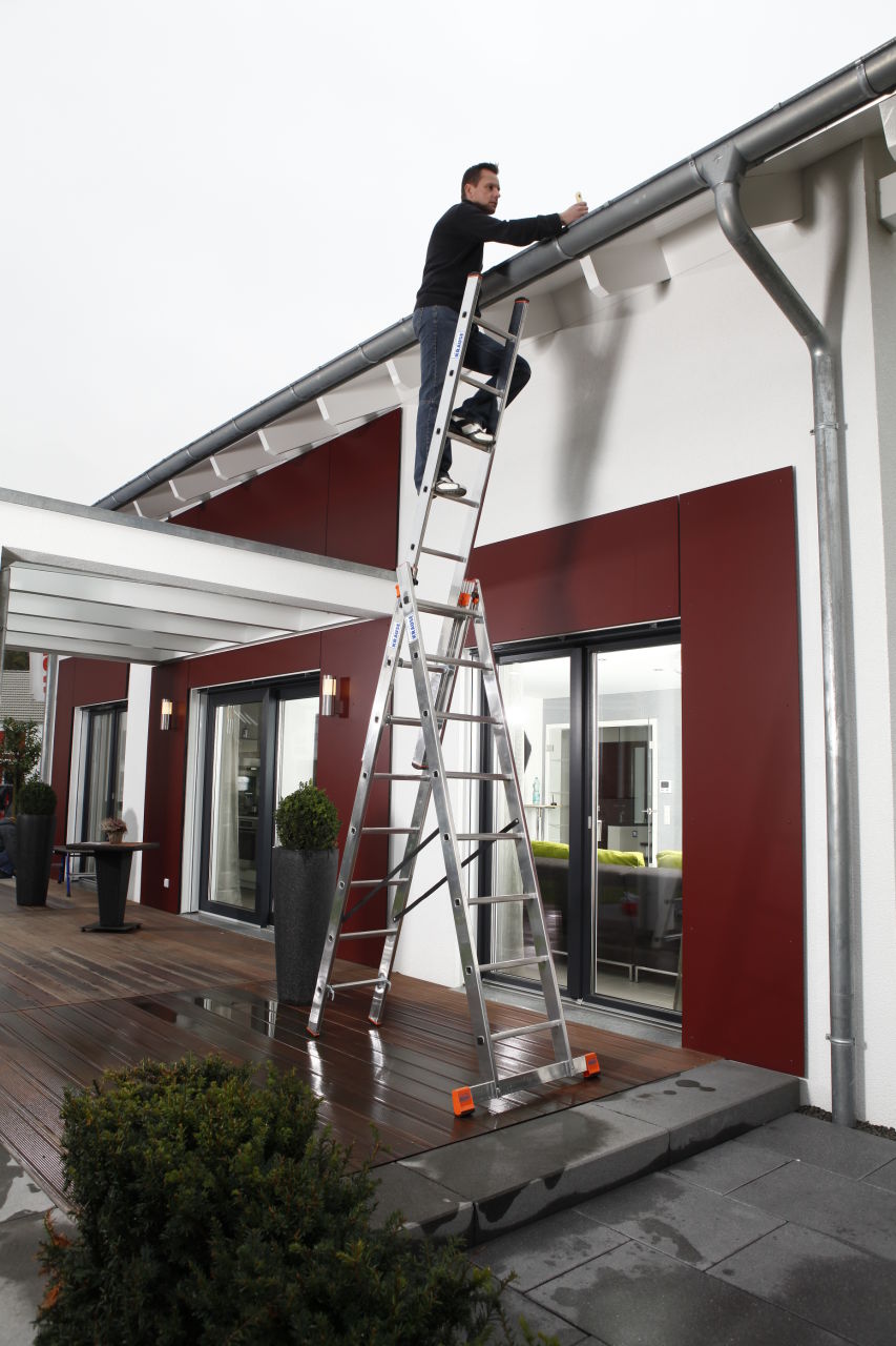 MONTO Sprossen-Vielzweckleiter Tribilo, treppengängig 3x8 Sprossen