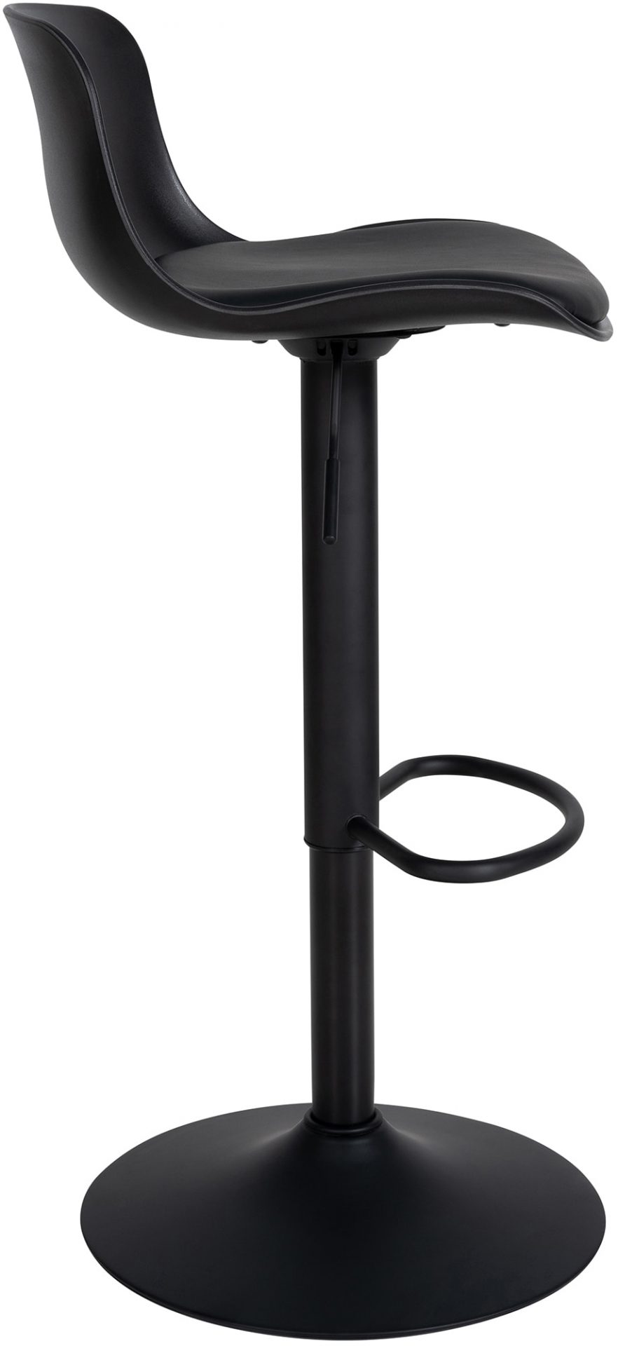 Barhocker Almada Kunstleder, schwarz