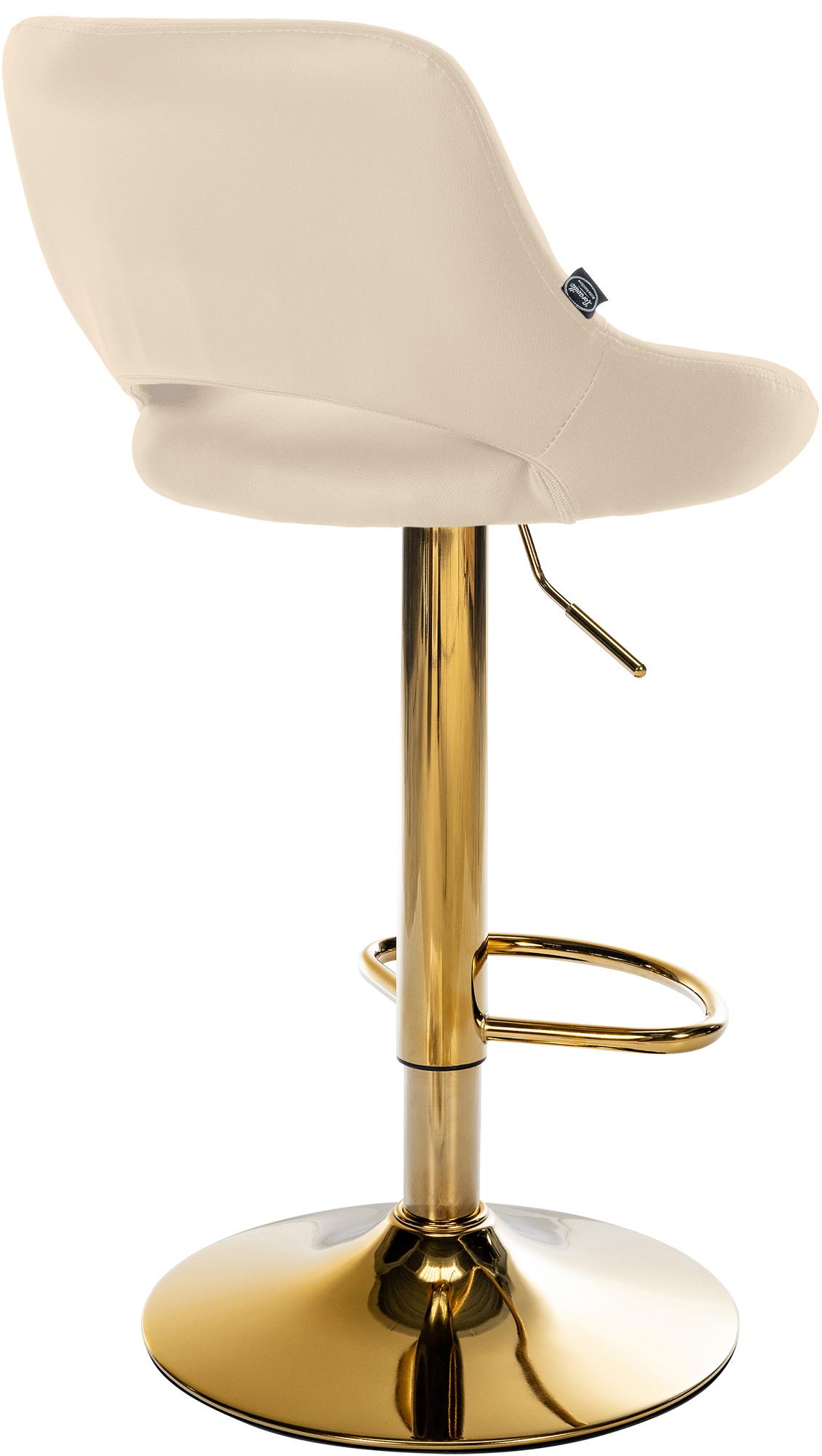 2er Set Barhocker Milet Kunstleder G, creme