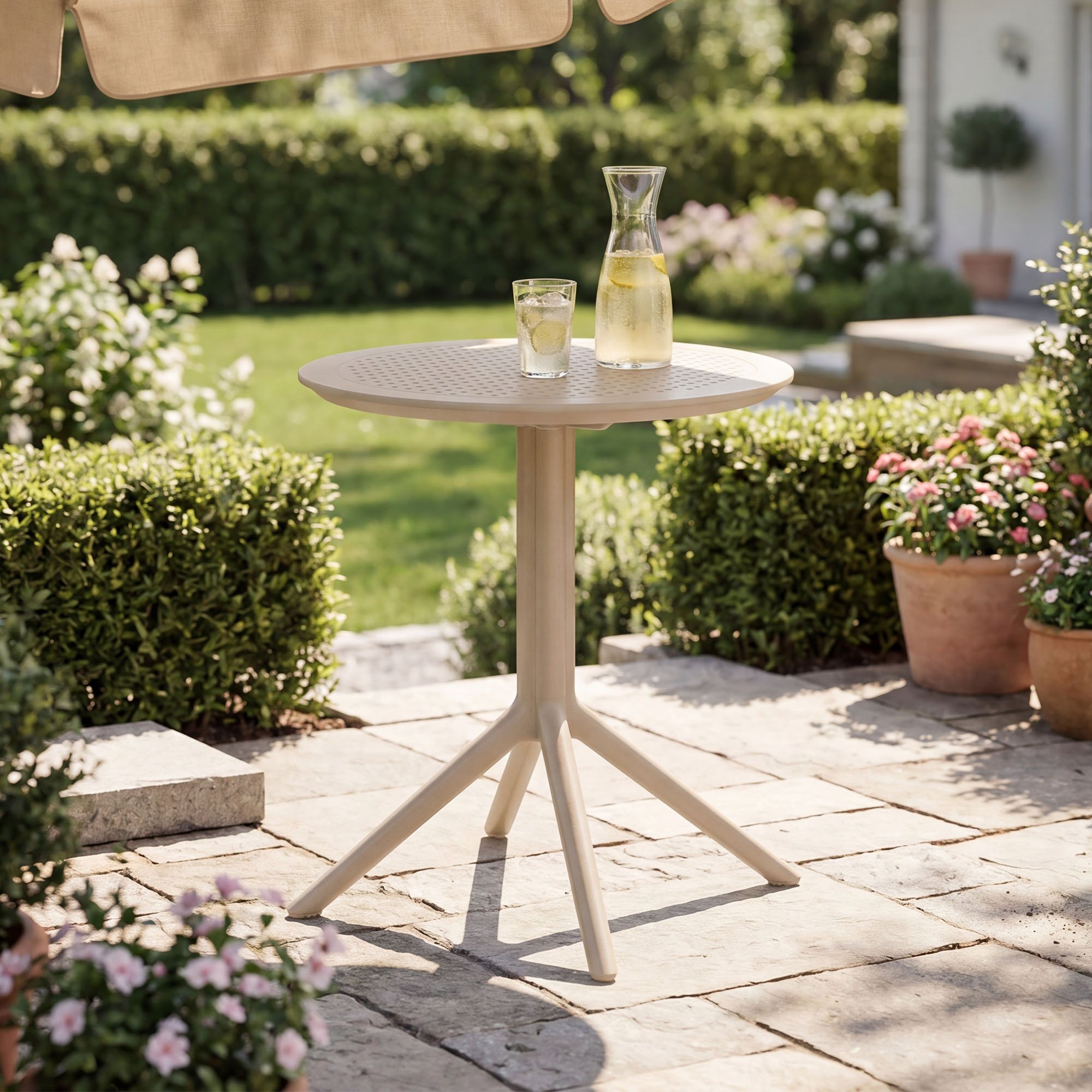 Klapptisch Sky rund, taupe