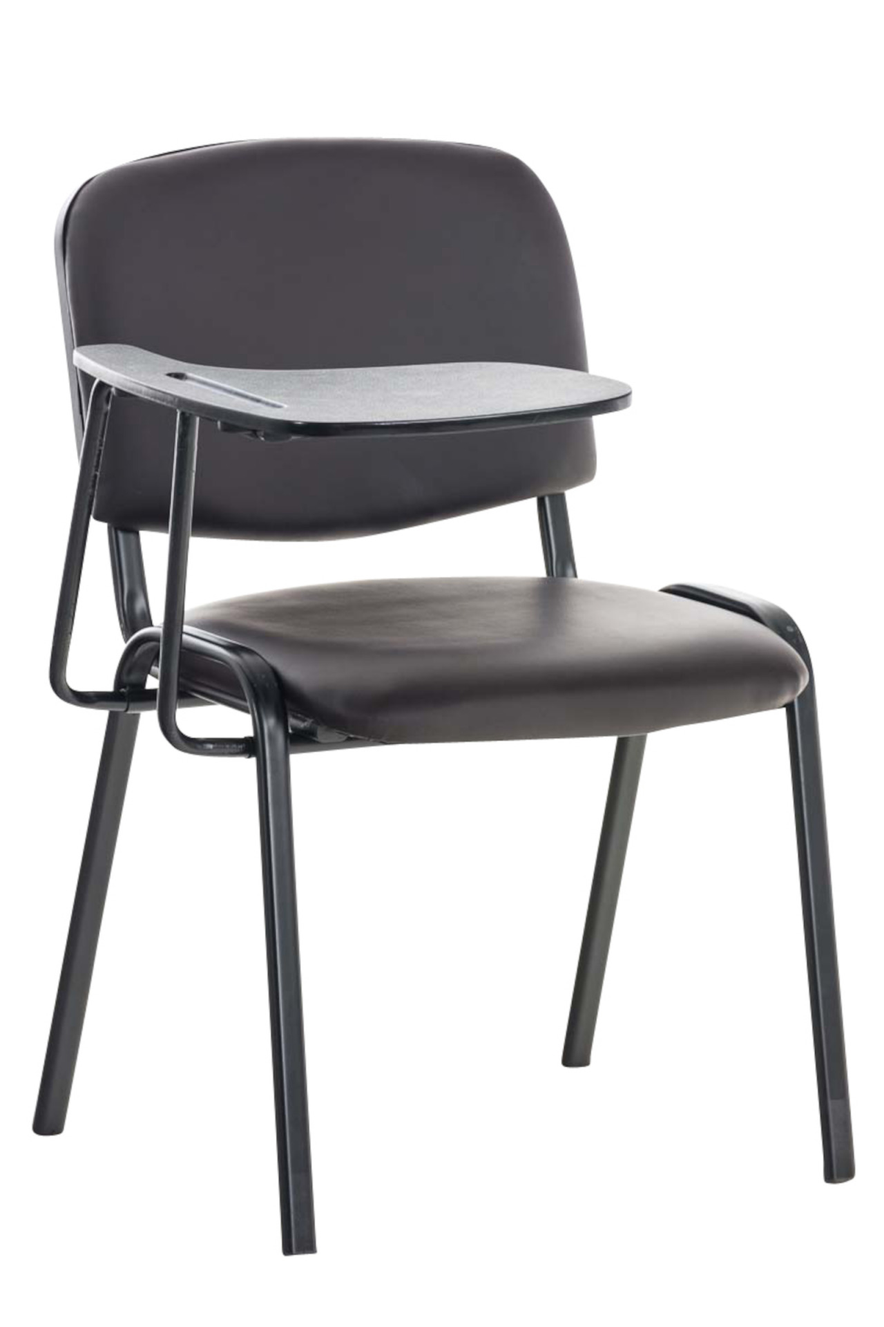 4er Set Stühle Ken mit Klapptisch Kunstleder, braun