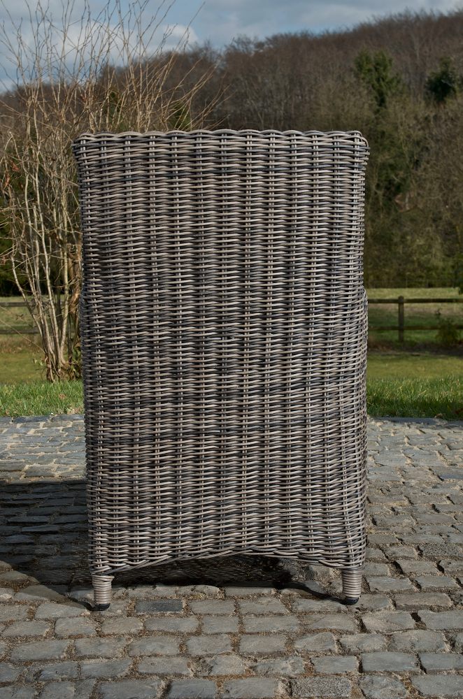 Stuhl Fontana / Sankt Marlo Cremeweiss 5mm, grau-meliert