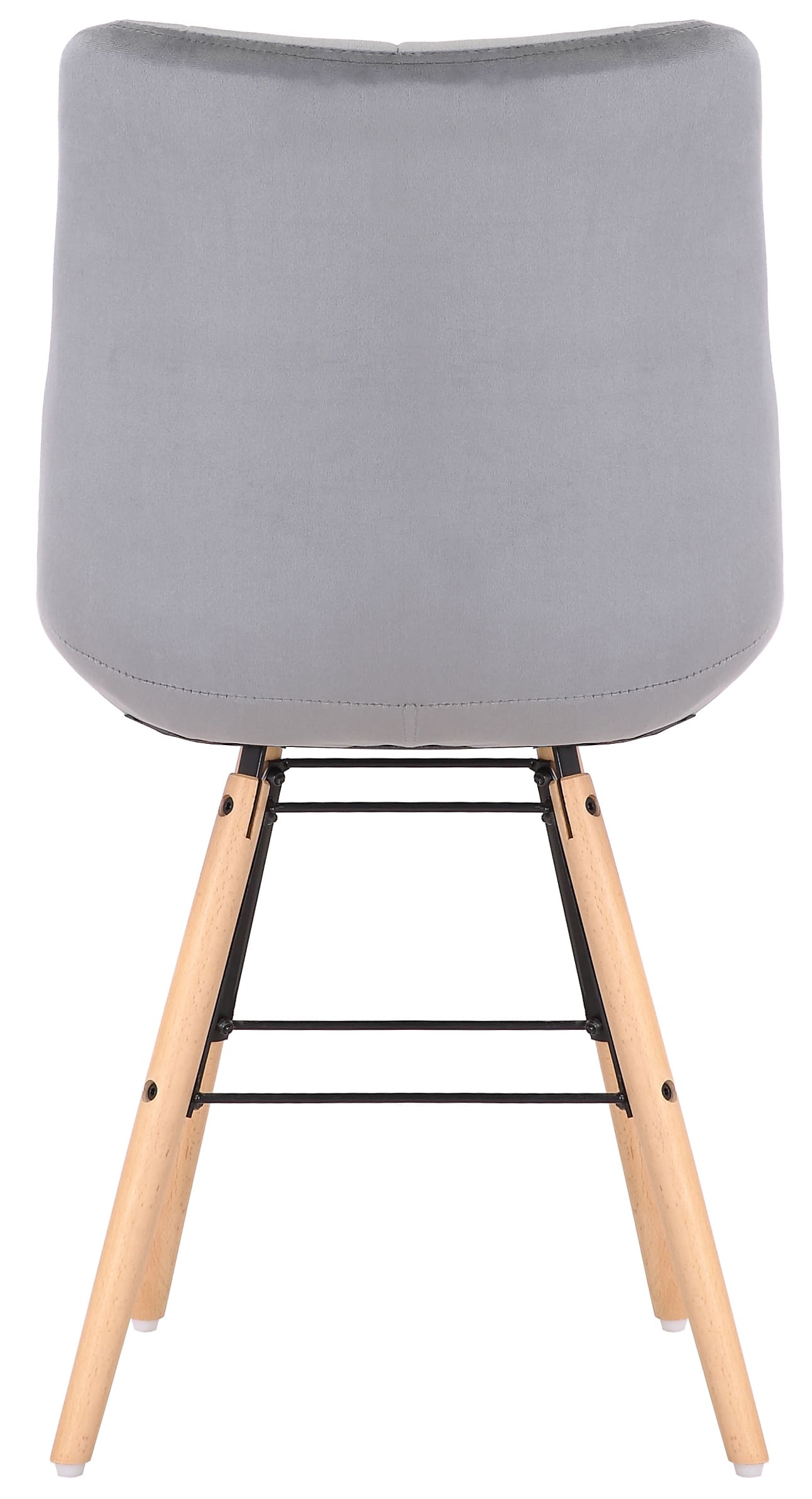 Stuhl Leni Samt, grau
