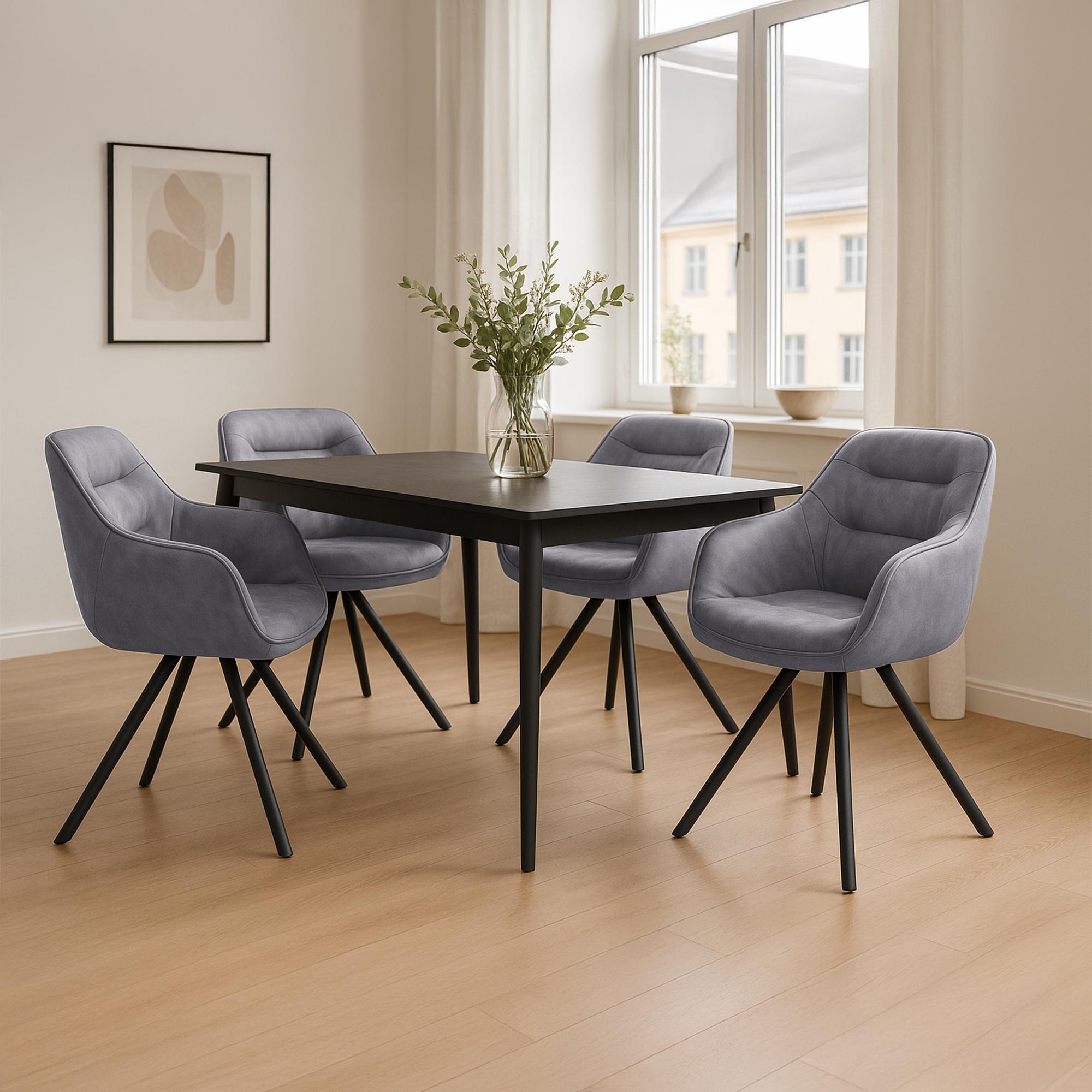Stuhl Russel Vintage, grau