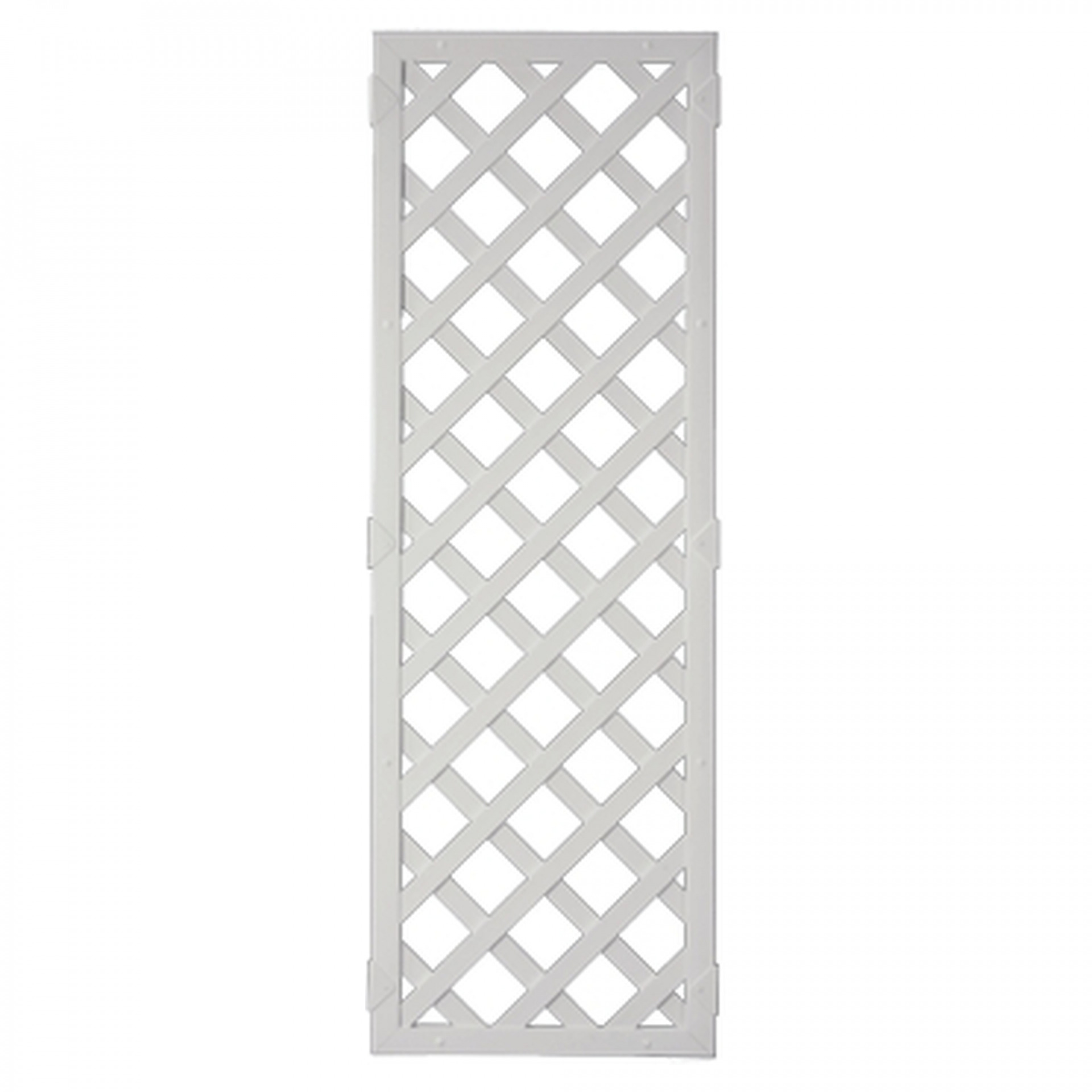 LIGHTLINE KS-Rankgitter, 60 x 180 cm, Füllung weiß / Rahmen weiß