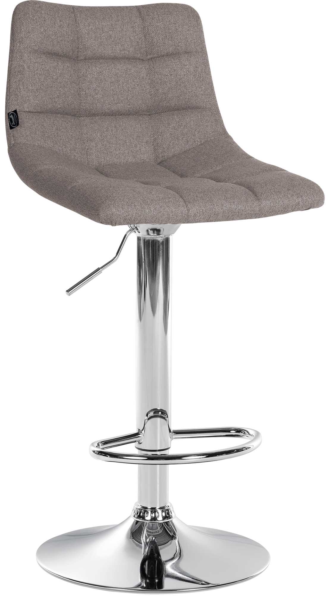 Barhocker Jerry Stoff chrom, grau