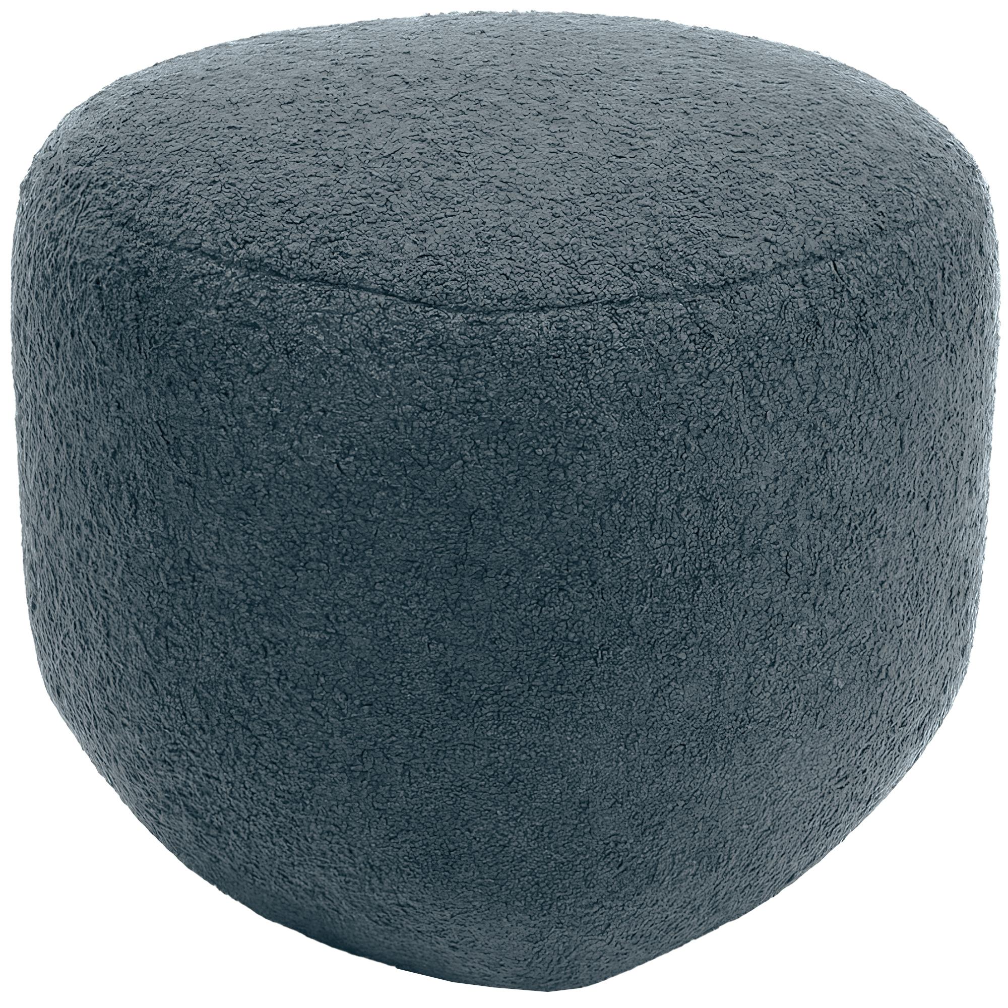 Sitzhocker Alfrisa Teddy, dunkelgrau