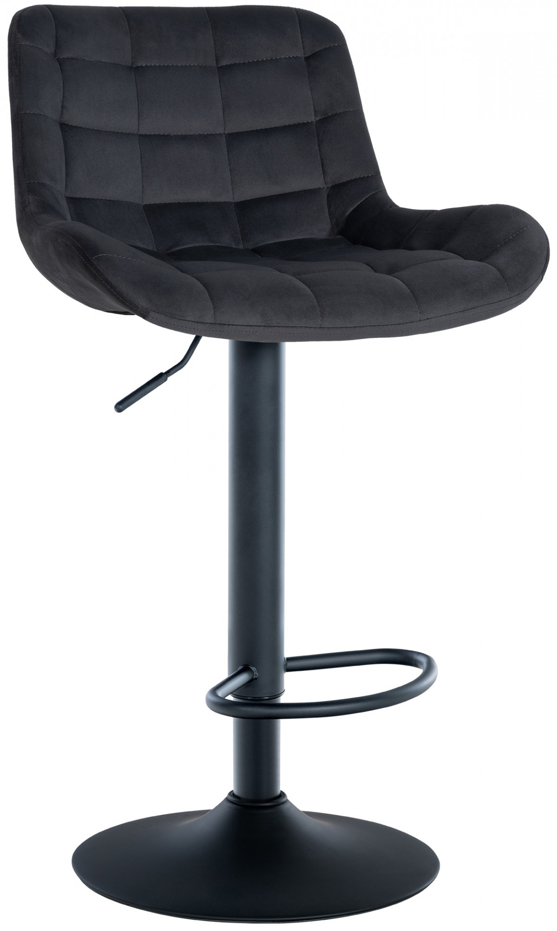 Barhocker Tover Samt, schwarz