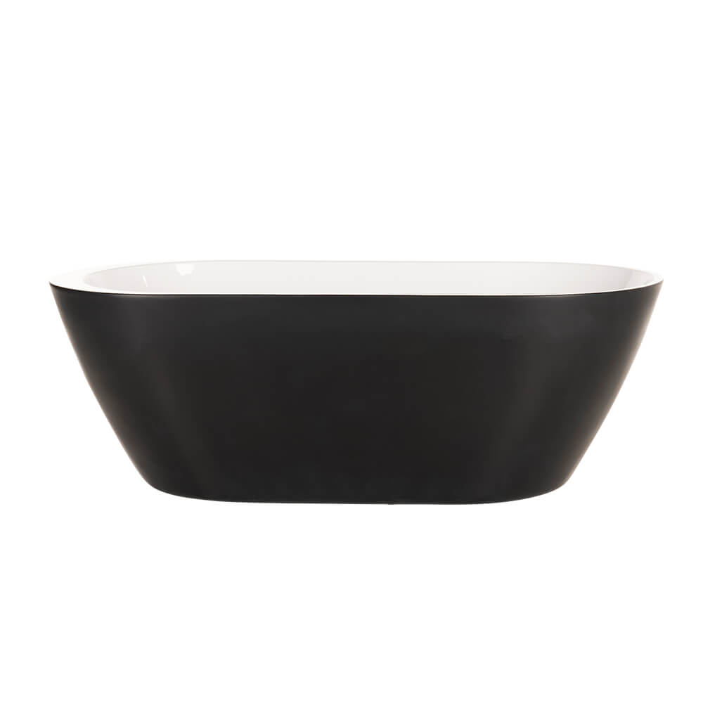 Freistehende Badewanne CODO - 170 x 80 cm Schwarz
