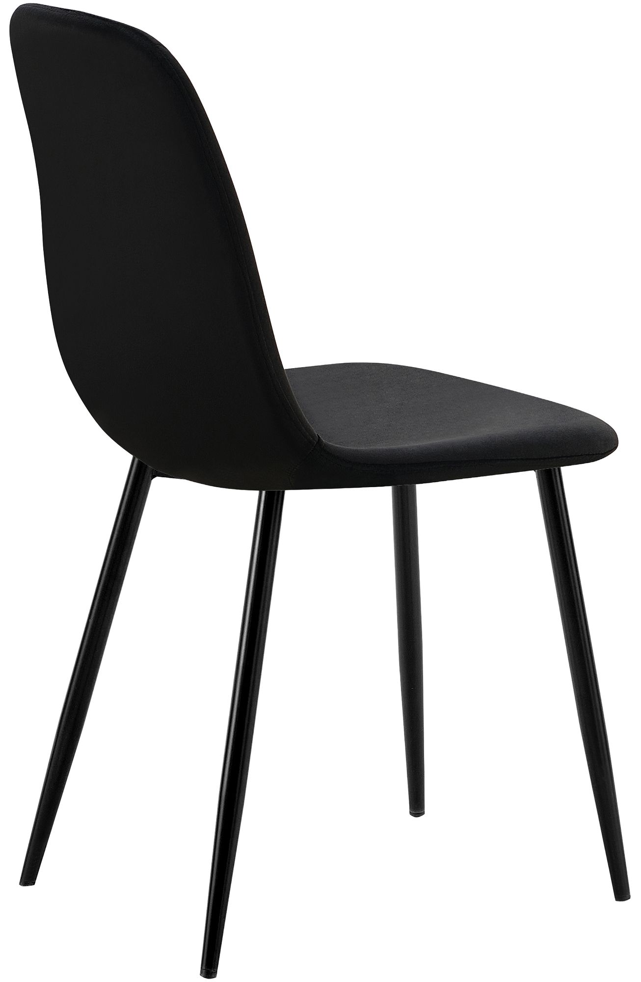 Esszimmerstuhl Baxter Samt, schwarz