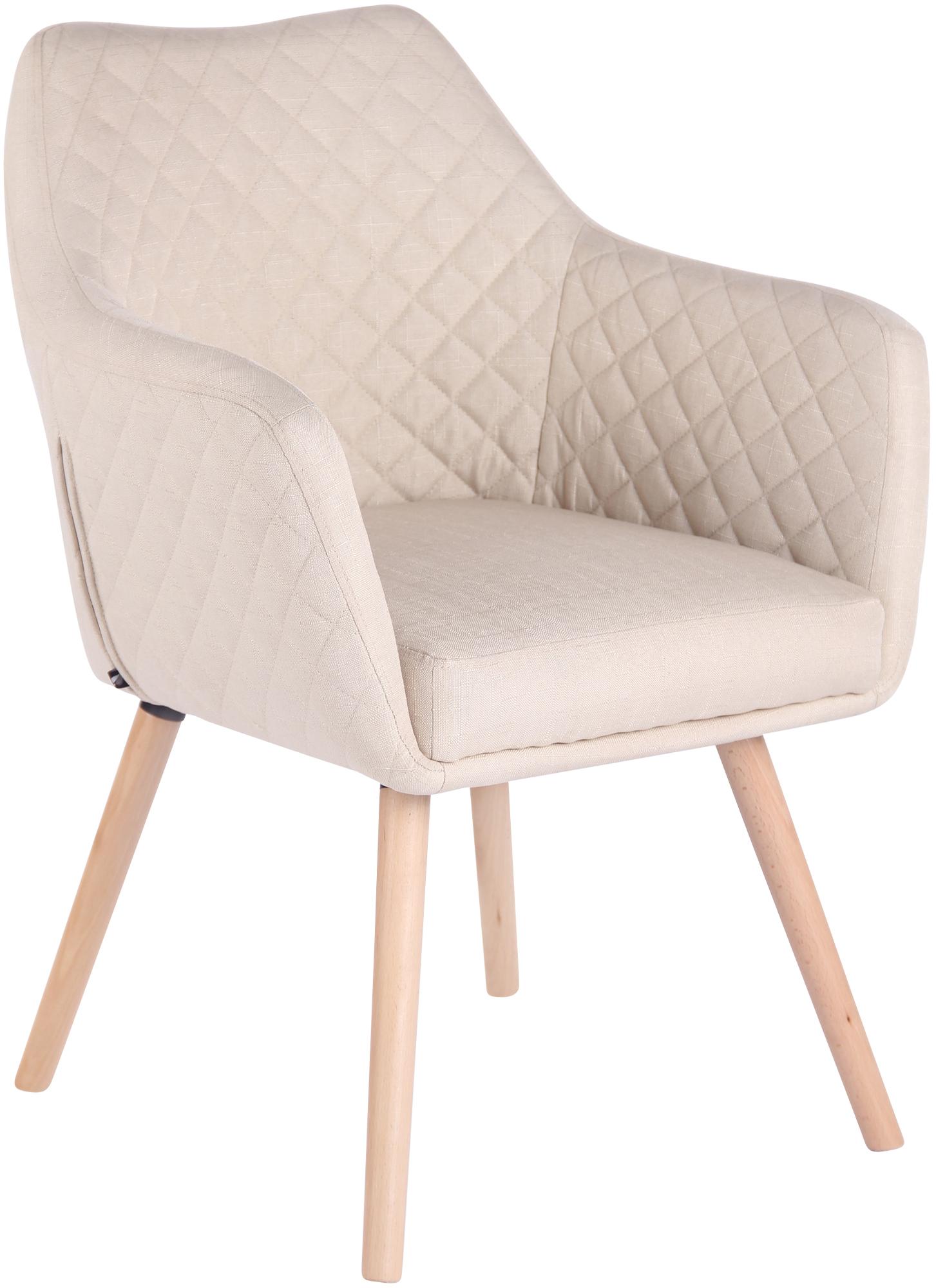 Esszimmerstuhl Gent Stoff natura, creme