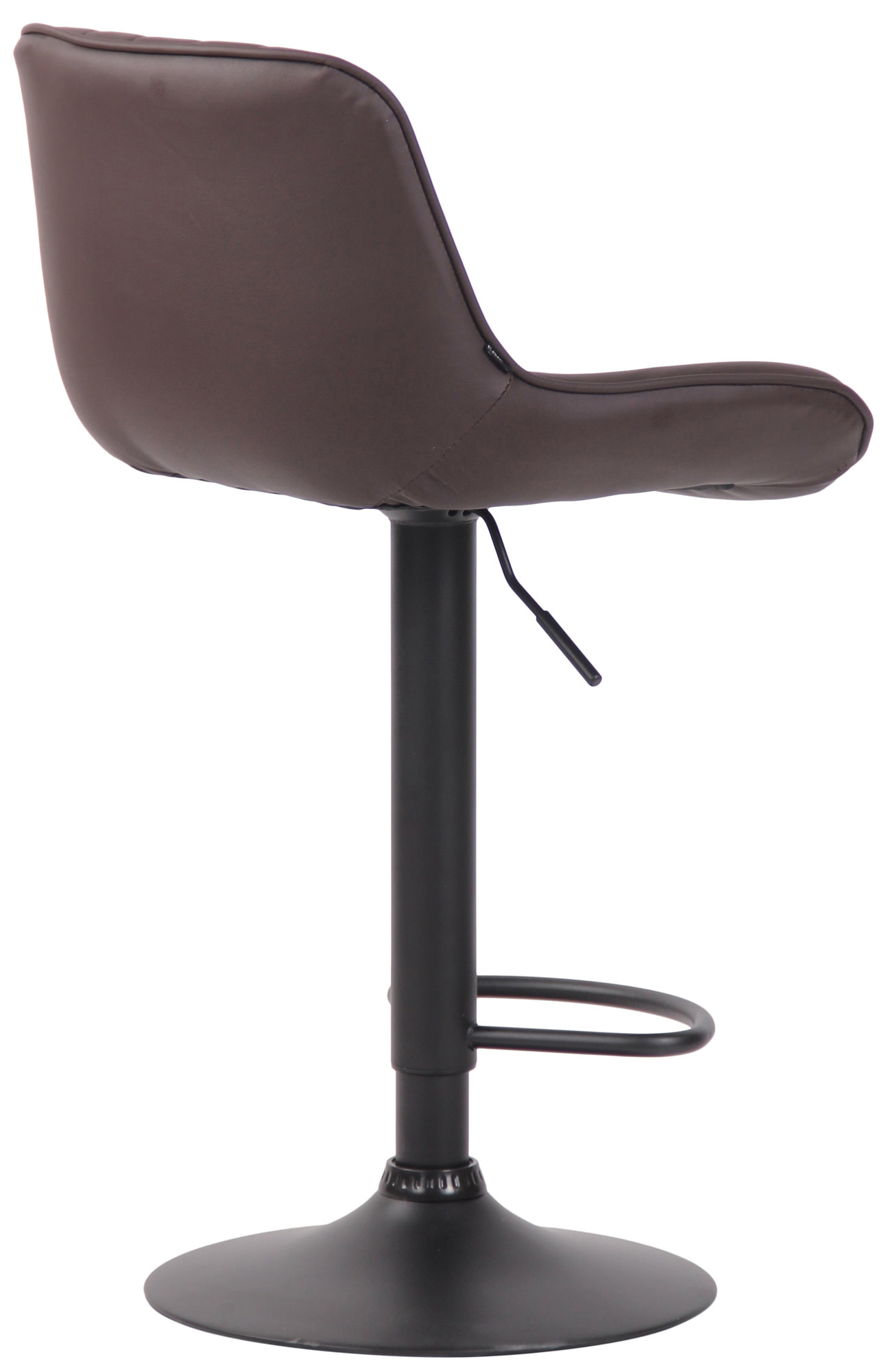 Barhocker Lentini Kunstleder schwarz, braun