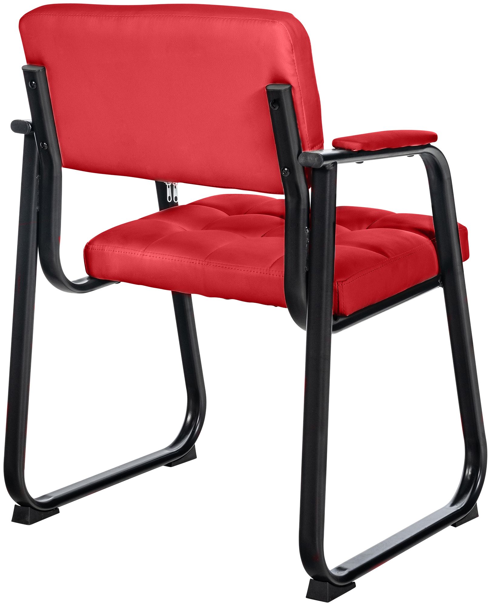Besucherstuhl Canada B Kunstleder, rot