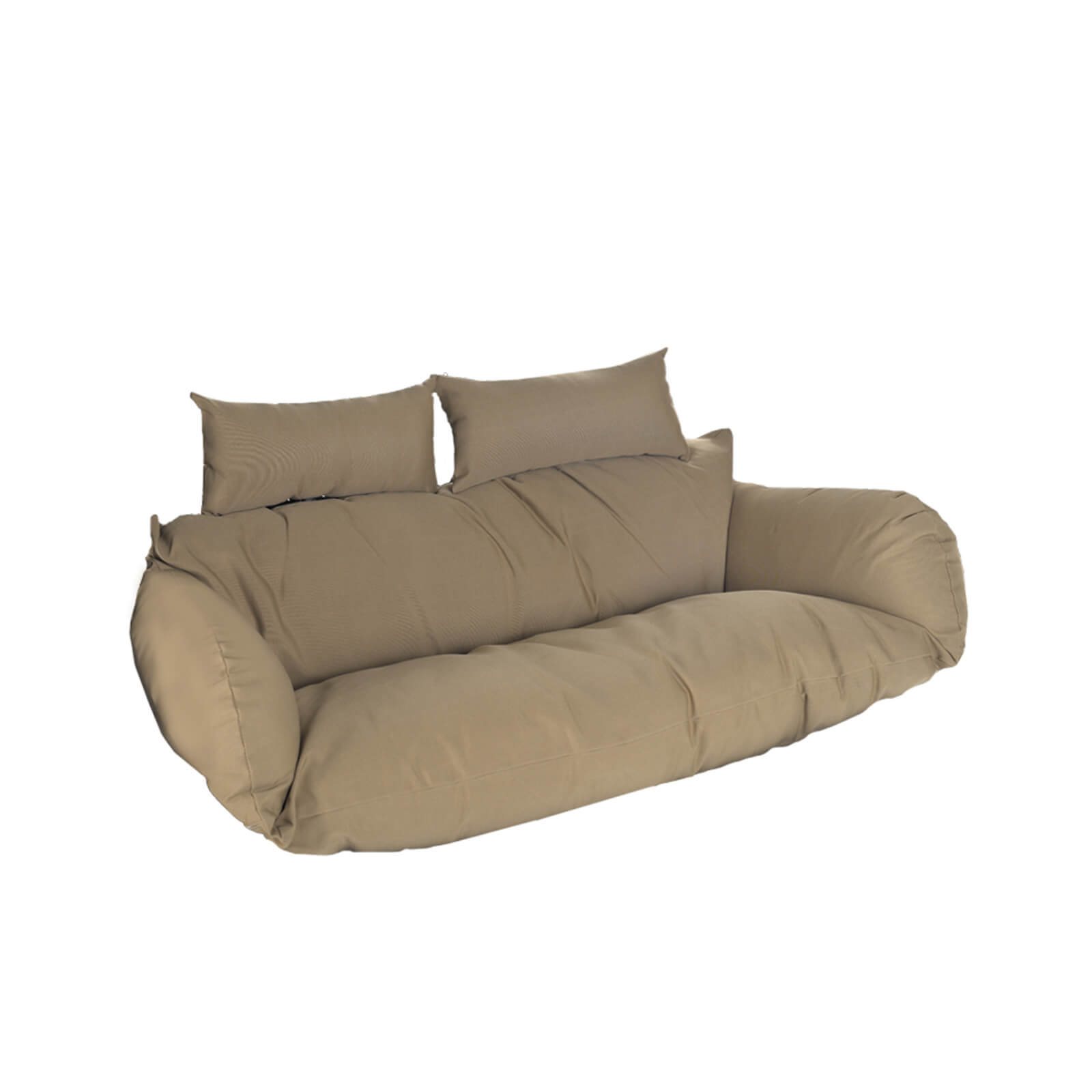 670549 Polyrattan Hängesessel TWIN - Braun nur Kissen