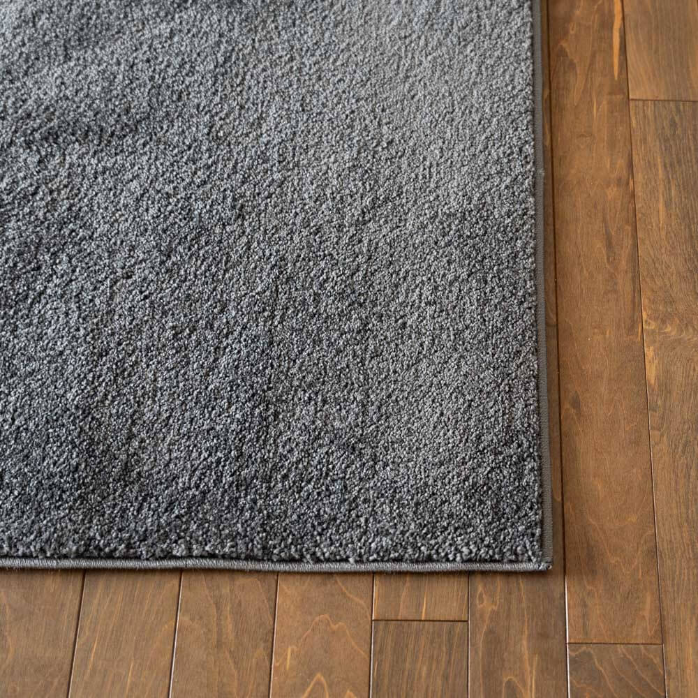 Kurzflor Teppich FOFI - 180 x 120 cm Grau