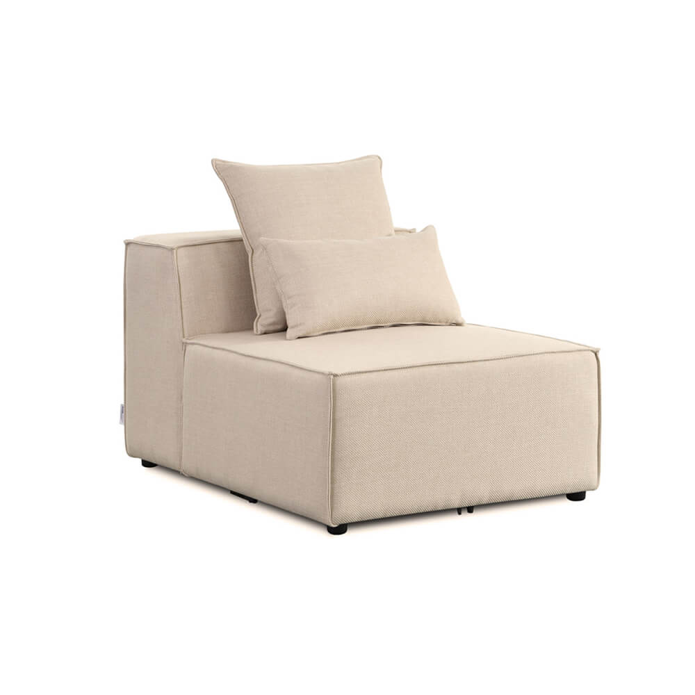 Modulares Sofa Mittelsofa VERONA - 120 x 87 cm Beige