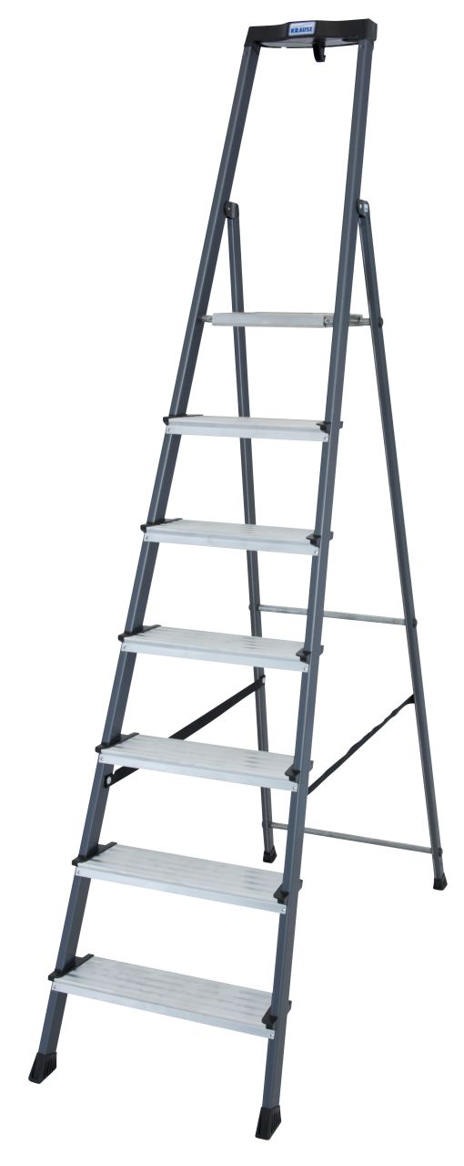 MONTO Stufen-Stehleiter Securo eloxiert, 1x7 Stufen