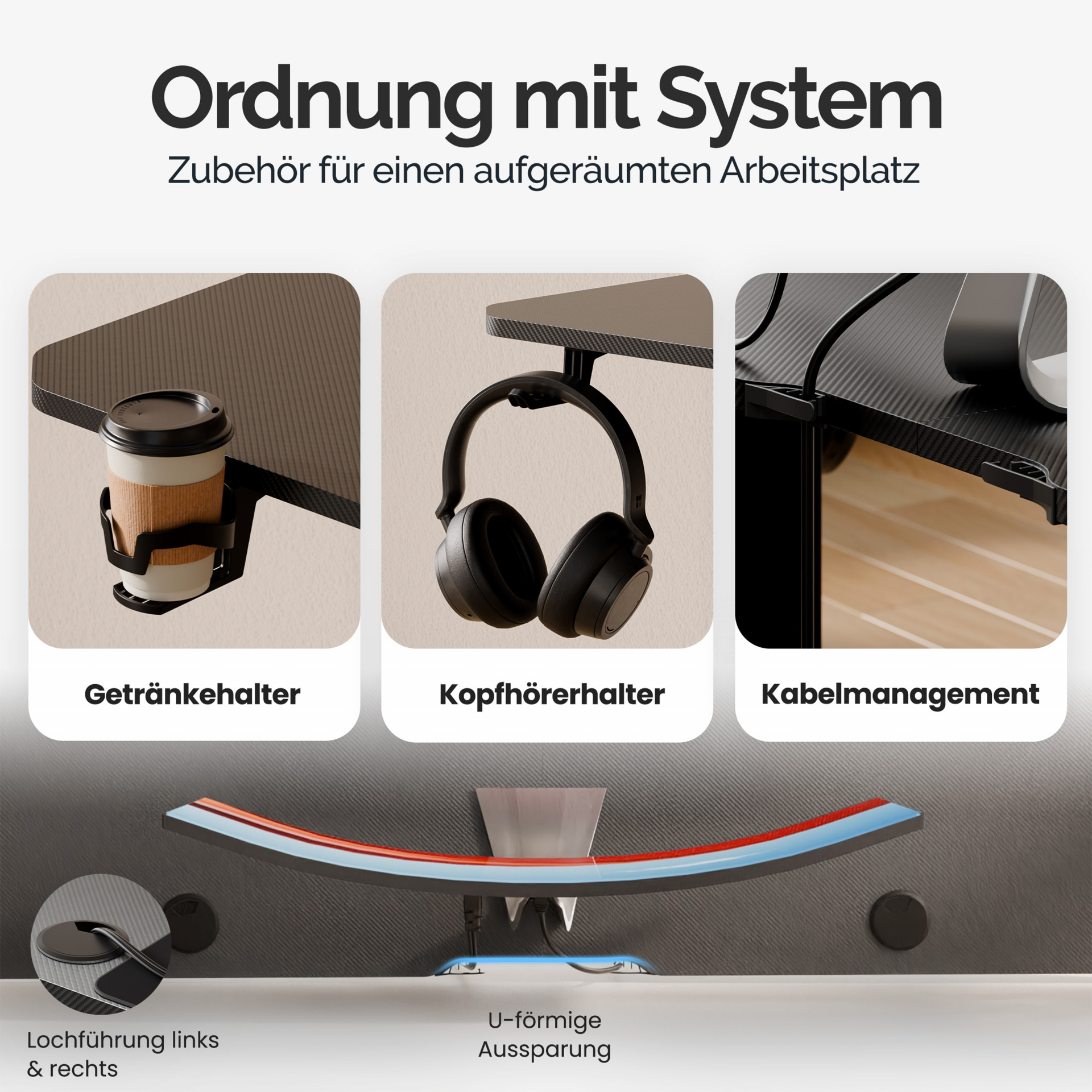 Höhenverstellbarer Schreibtisch Schwarz 160x75x73-118cm