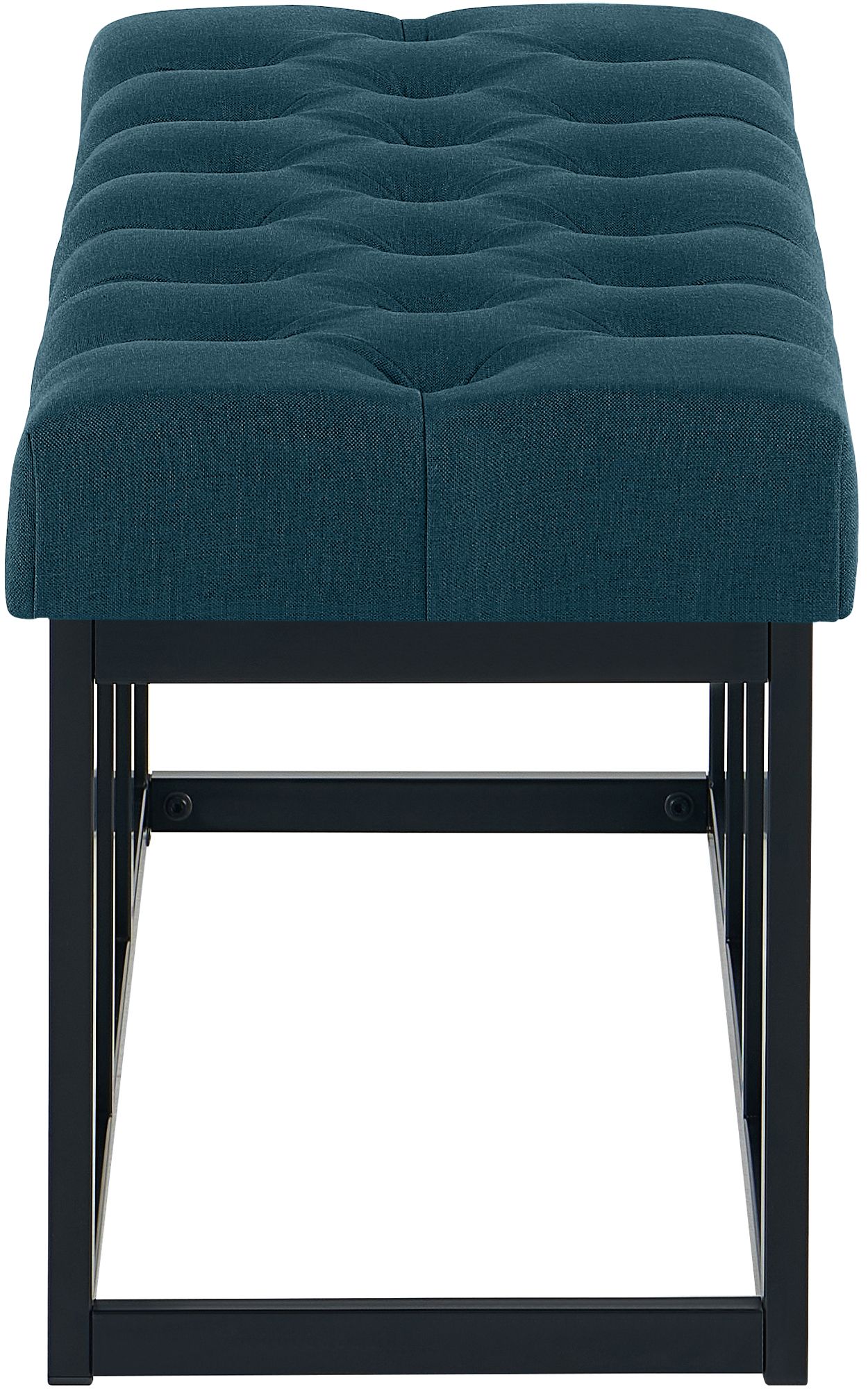 Sitzbank Amun Stoff Schwarz 100 cm, blau