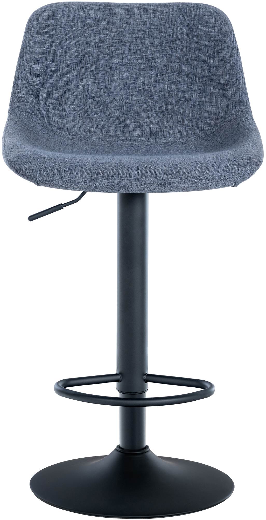 2er Set Barhocker Loft Stoff, blau
