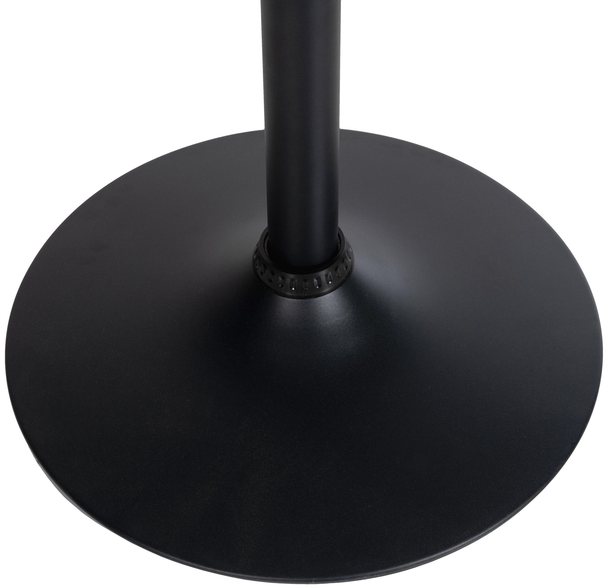 Stehtisch rund, schwarz/schwarz