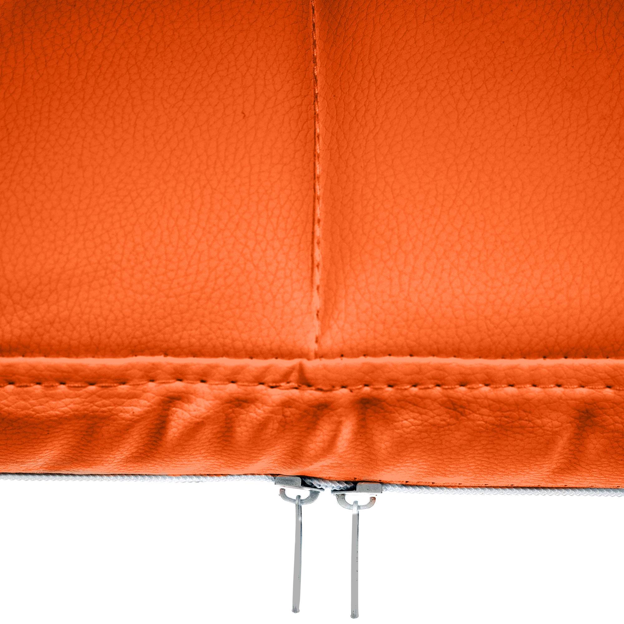 Besucherstuhl Canada B Kunstleder, orange