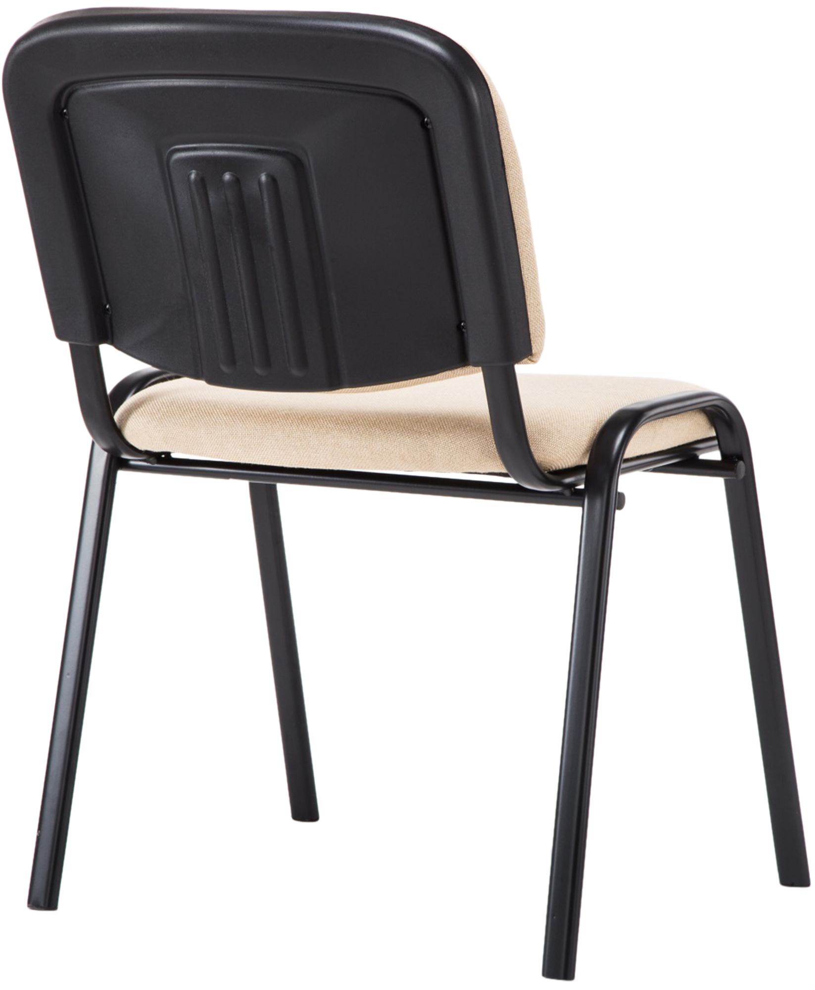 Besucherstuhl Ken V2 Stoff, creme