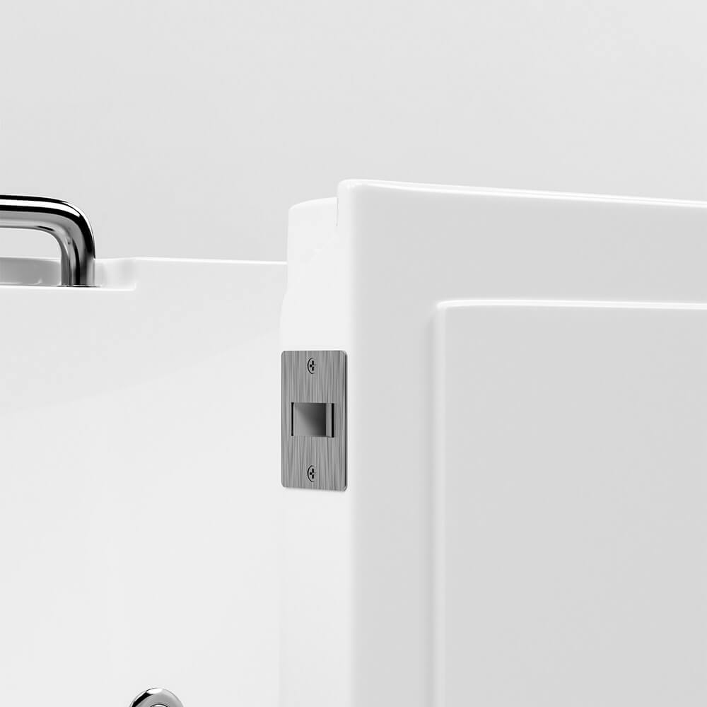 Seniorenbadewanne liegend mit Whirlpoolfunktion VITAL M - 153 x 76 cm Links