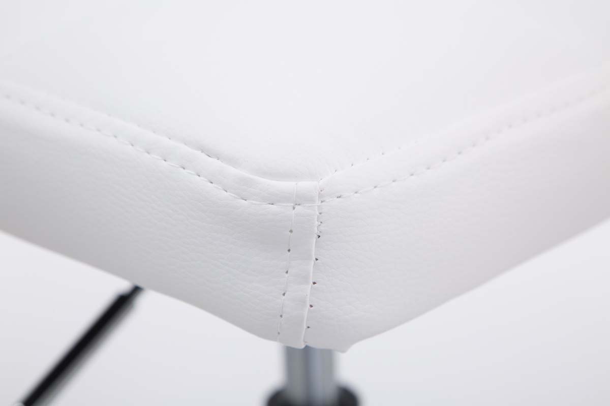 2er Set Lounger Palma V2 Kunstleder, weiß