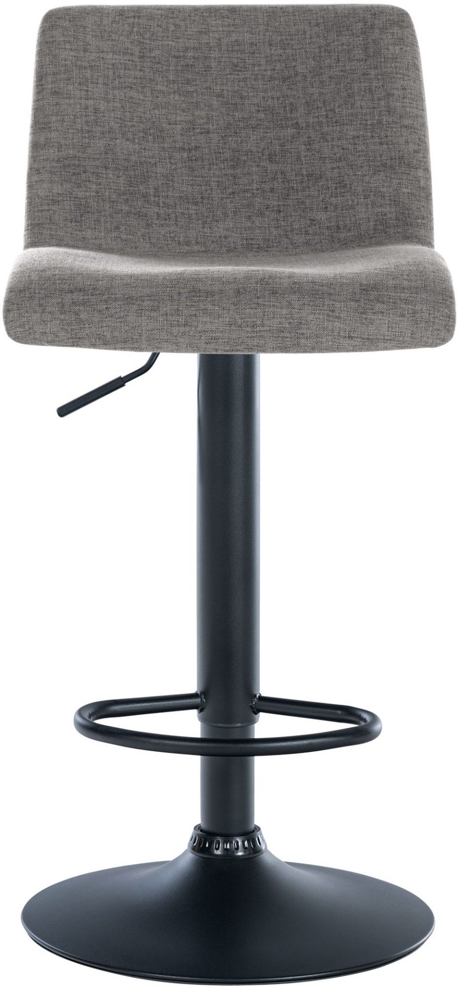 2er Set Barhocker Branford Stoff, hellgrau