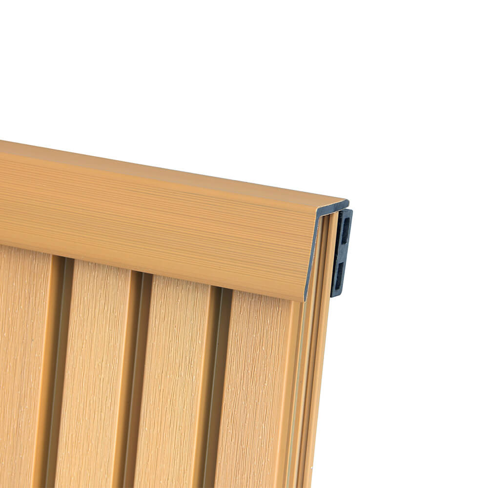 WPC Abschlussleiste für Fassadenverkleidung VIRO Teak - 10er Set