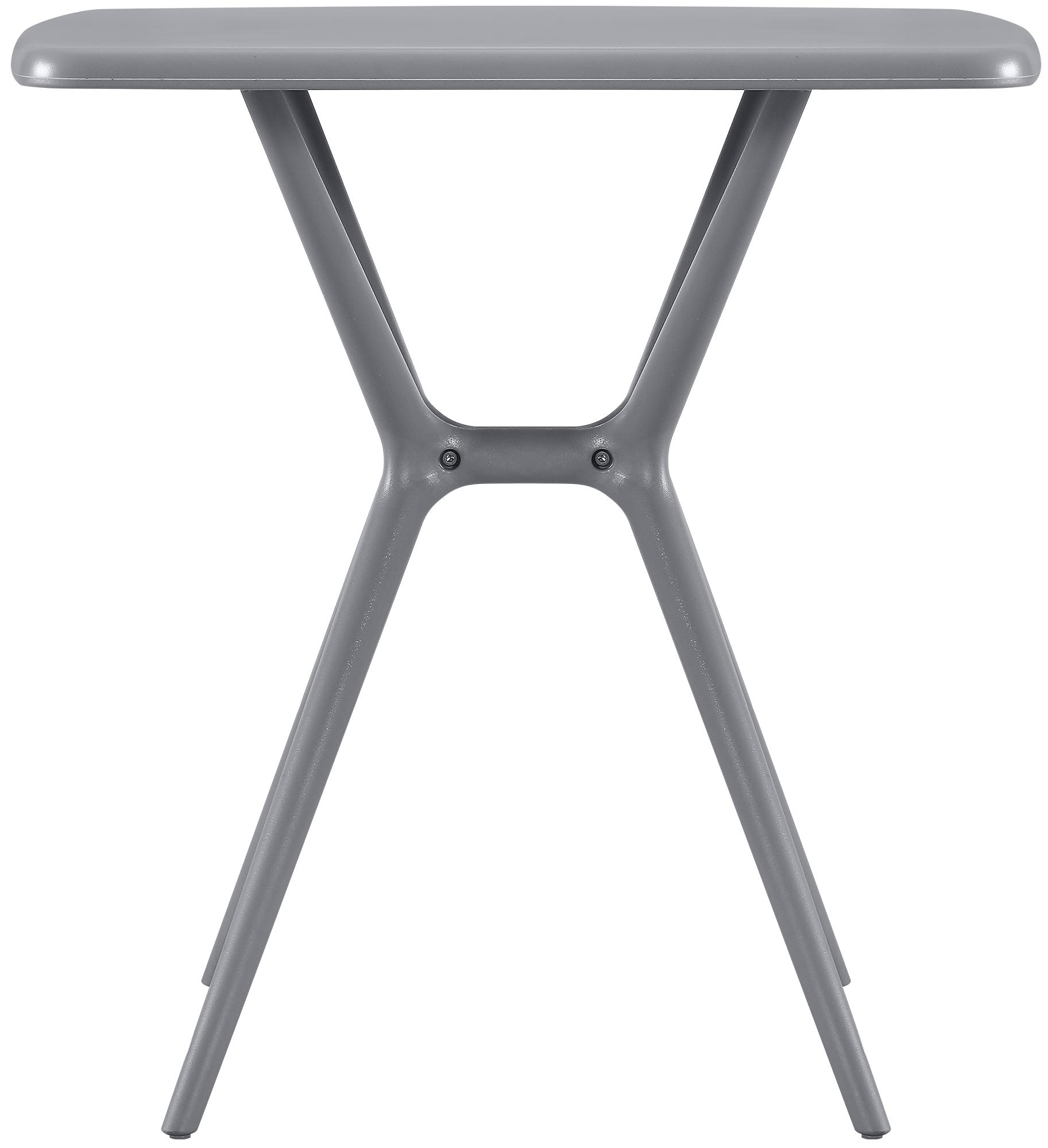 Tisch Becky eckig 72 x 72 cm, grau