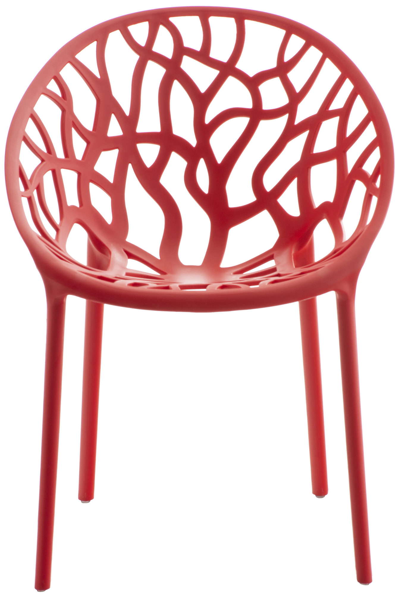4er Set Stuhl Hope, rot