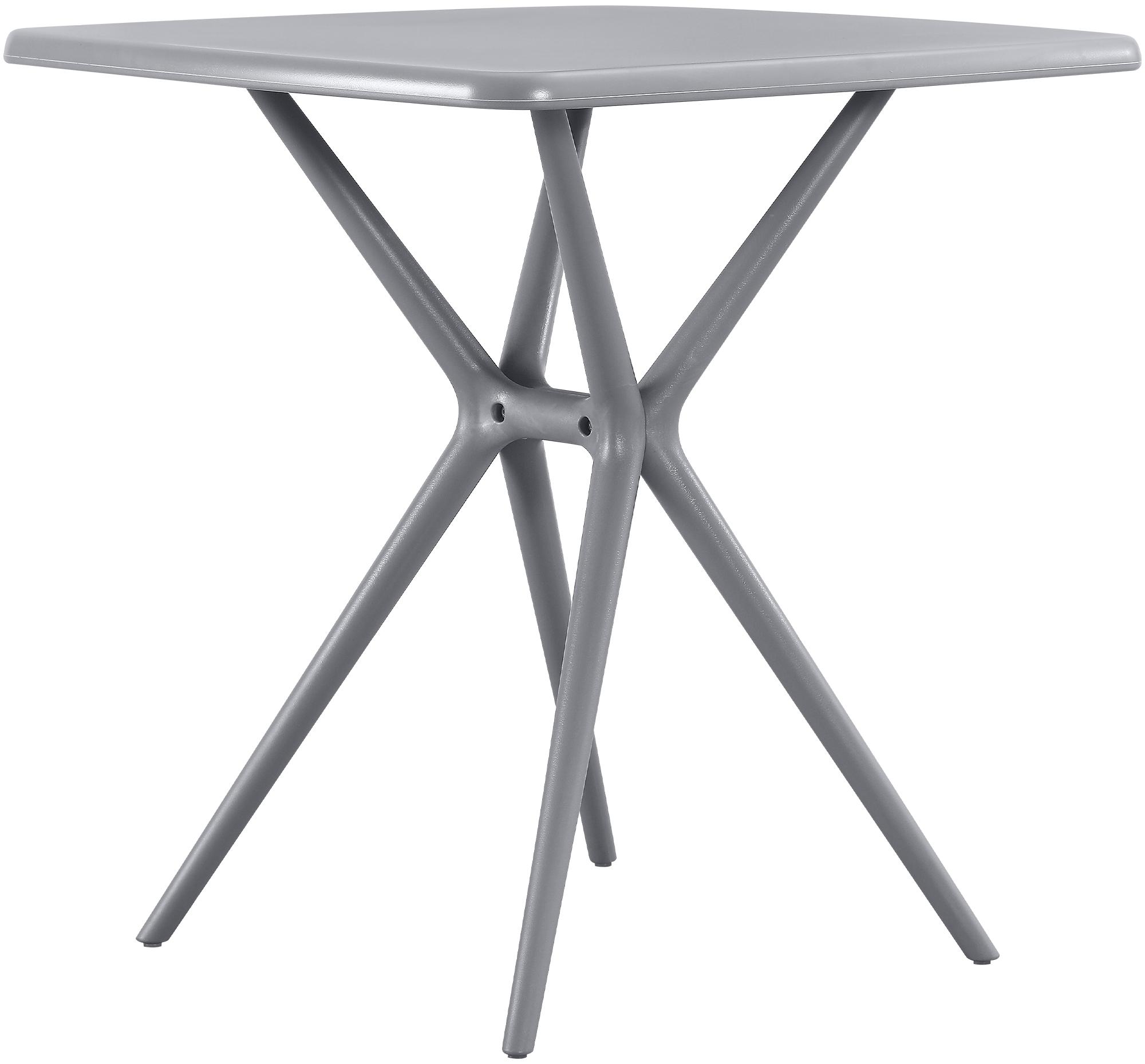 Tisch Becky eckig 72 x 72 cm, grau