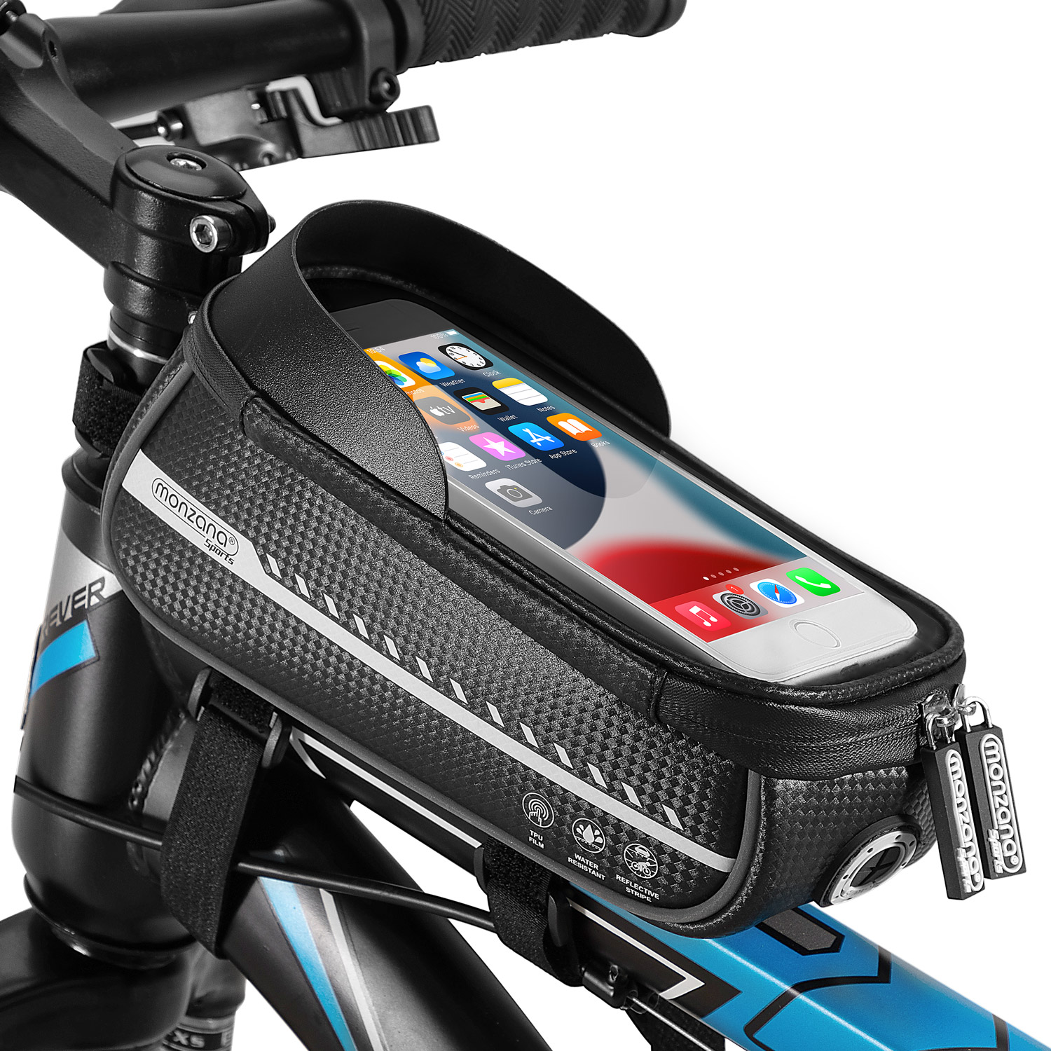 Fahrradtasche Schwarz 20x11,5x11cm