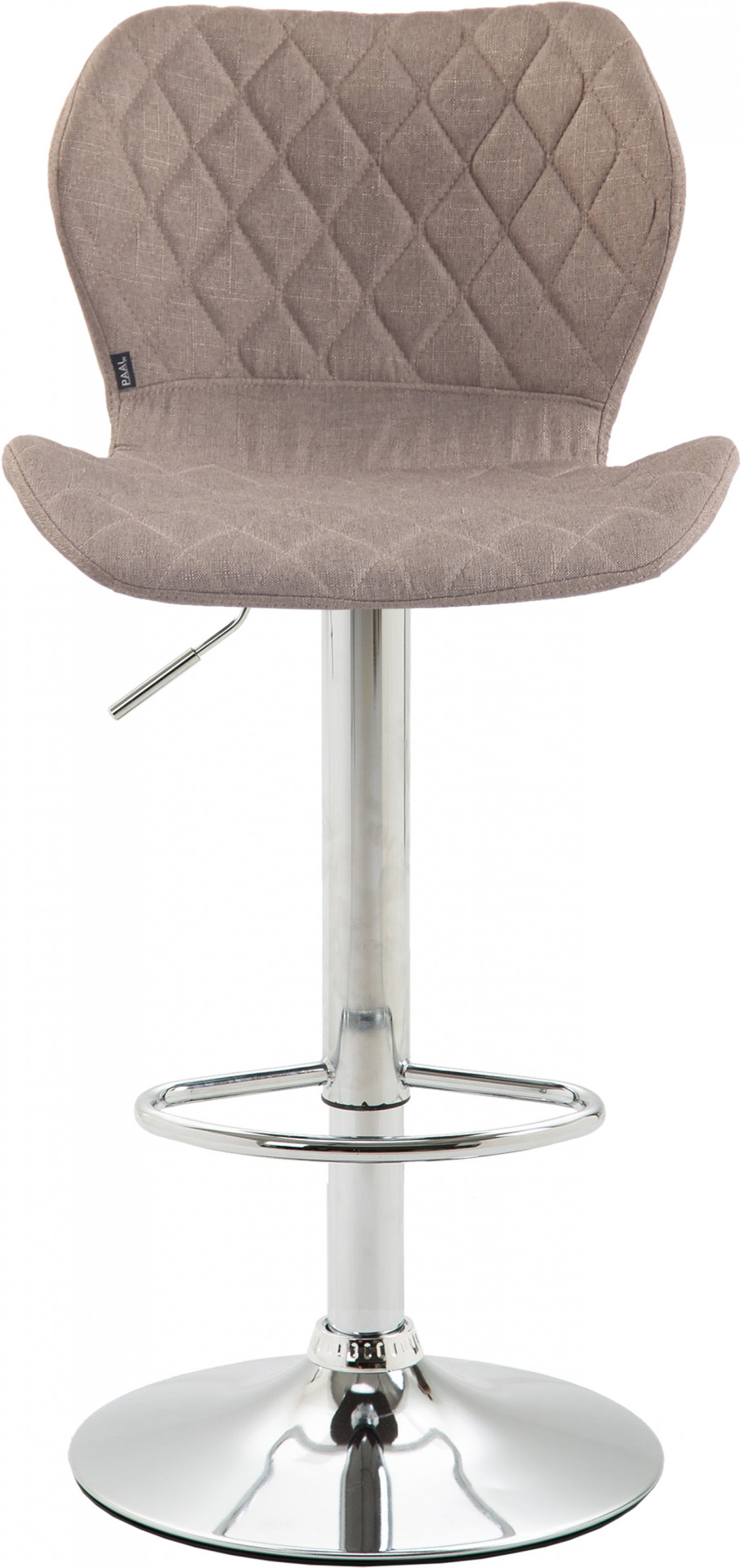 2er Set Barhocker Cork Stoff chrom, taupe