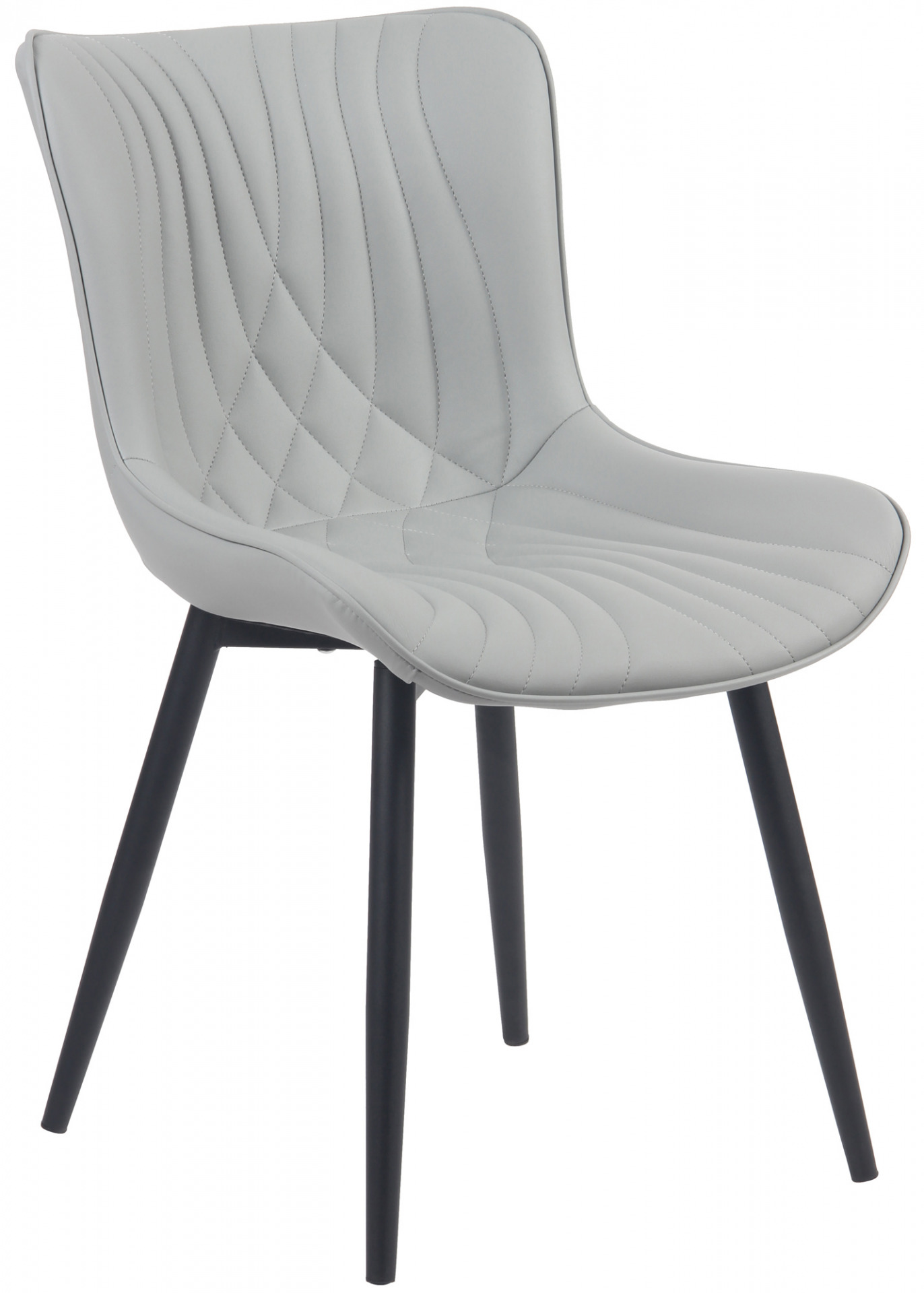 Stuhl Brady Kunstleder, grau
