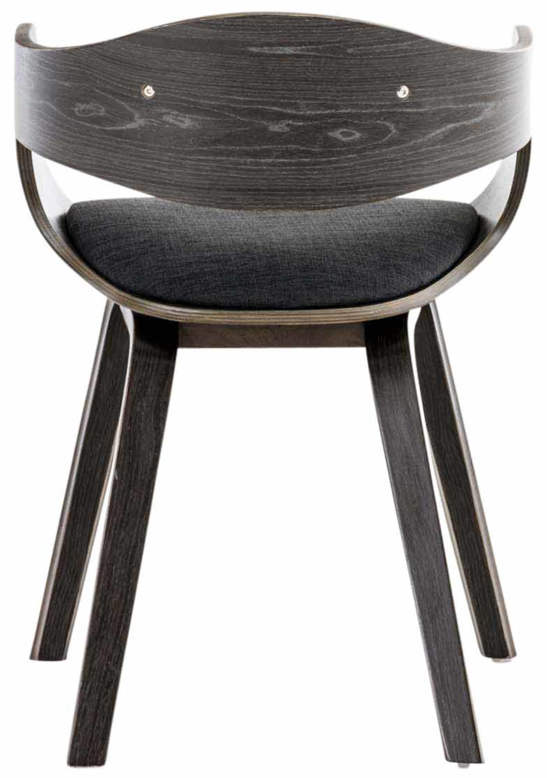2er Set Stühle Kingston Stoff, grau/dunkelgrau