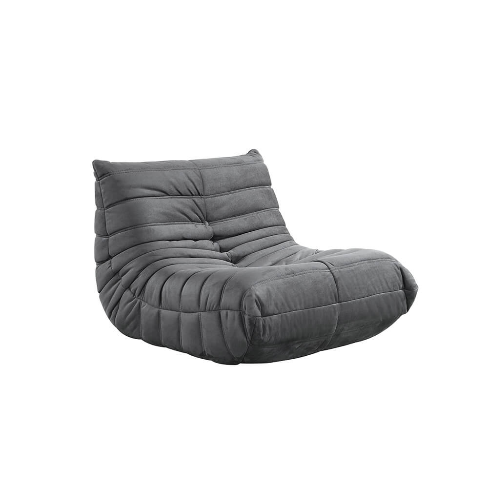 Relaxsessel mit Hocker CHILL - Anthrazit