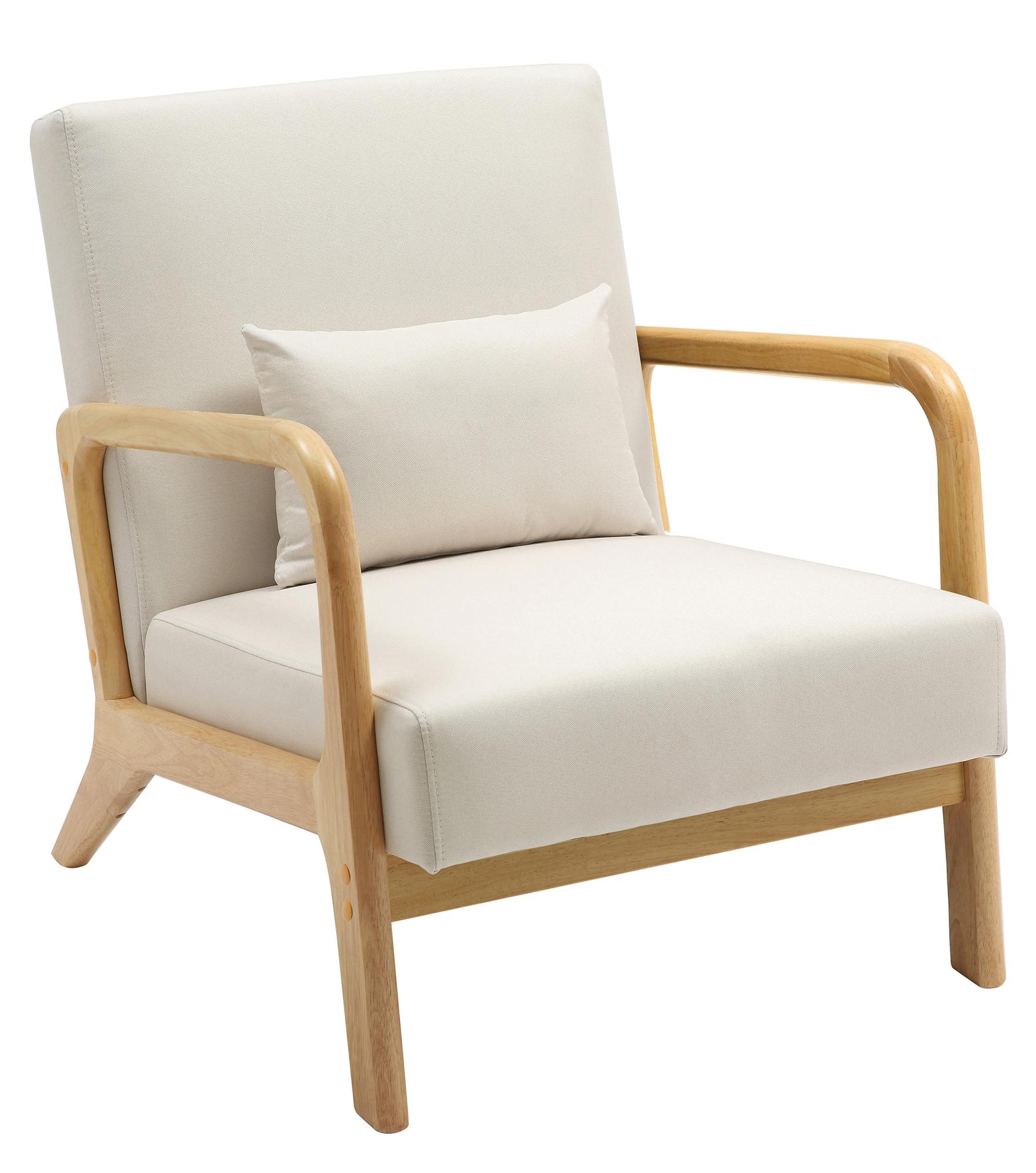 Sessel Hibbing Stoff, creme