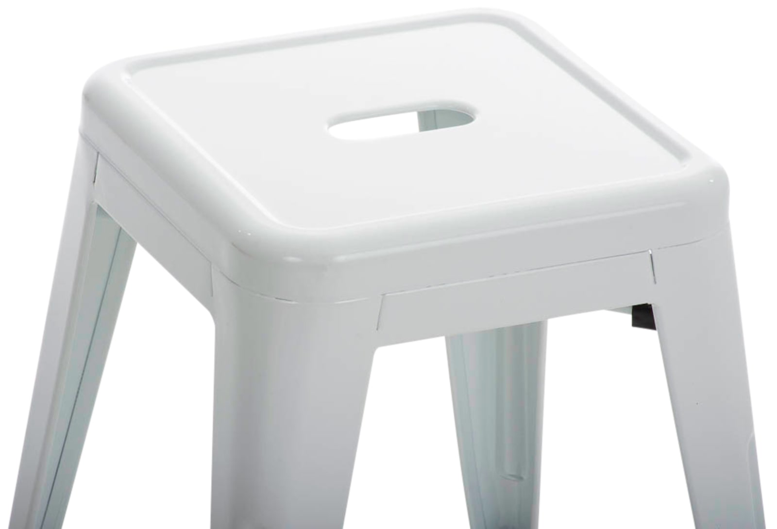 4er Set Hocker Armin, weiß