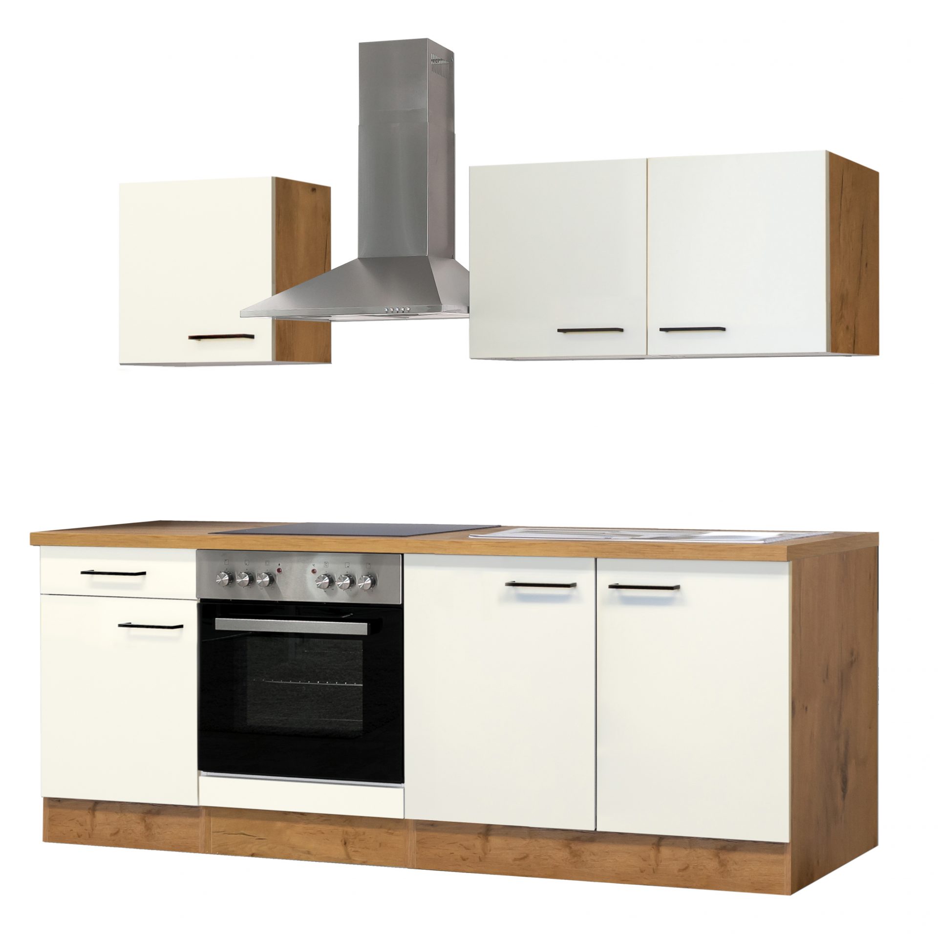 Küchenzeile Avila 210 cm mit E-Geräten