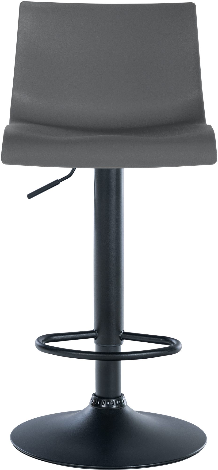 Barhocker Branford Kunststoff, grau