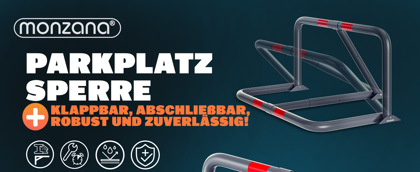 Parkplatzsperre Bogen 800x470x440mm