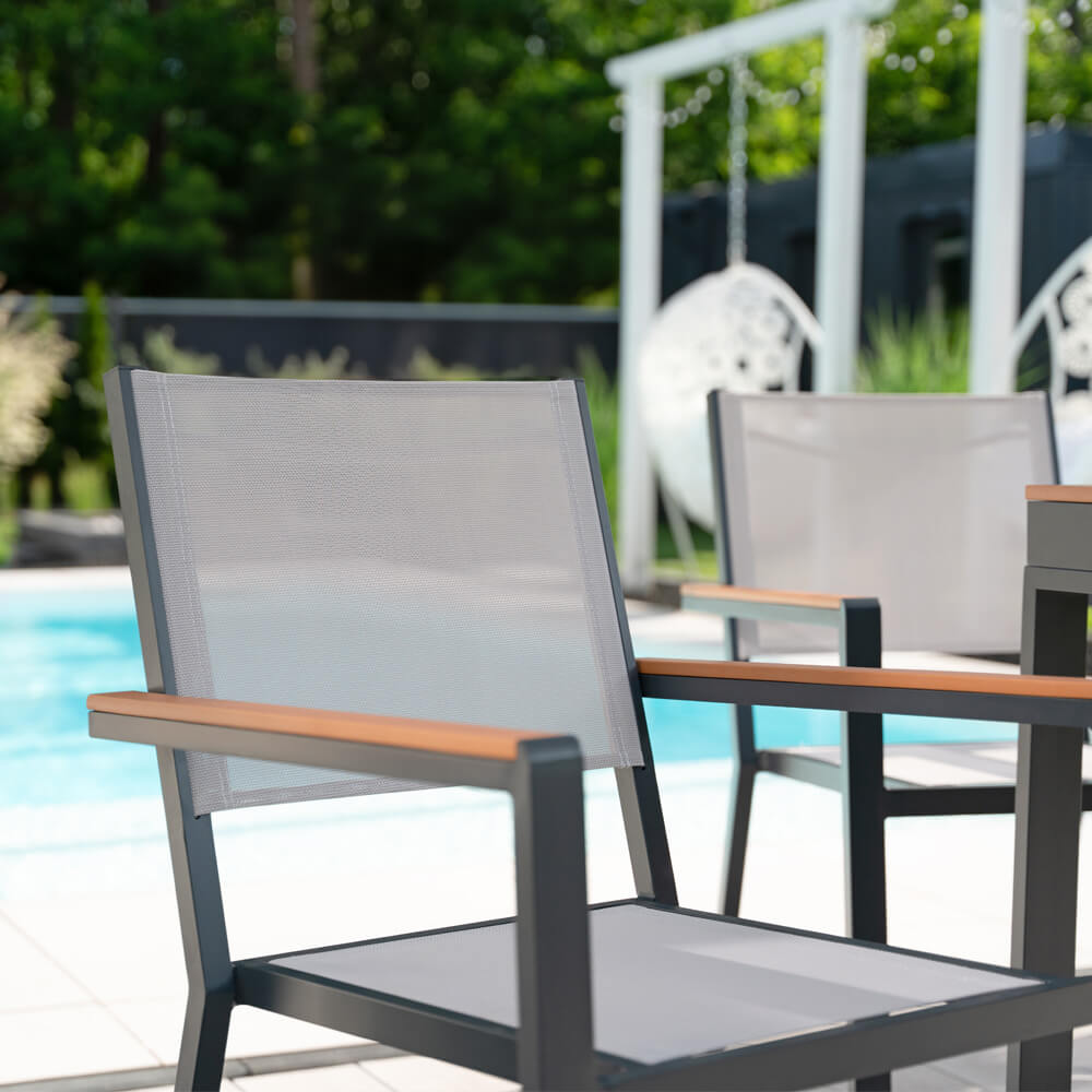 Gartenstuhl stapelbar SEDIA - 6erSet