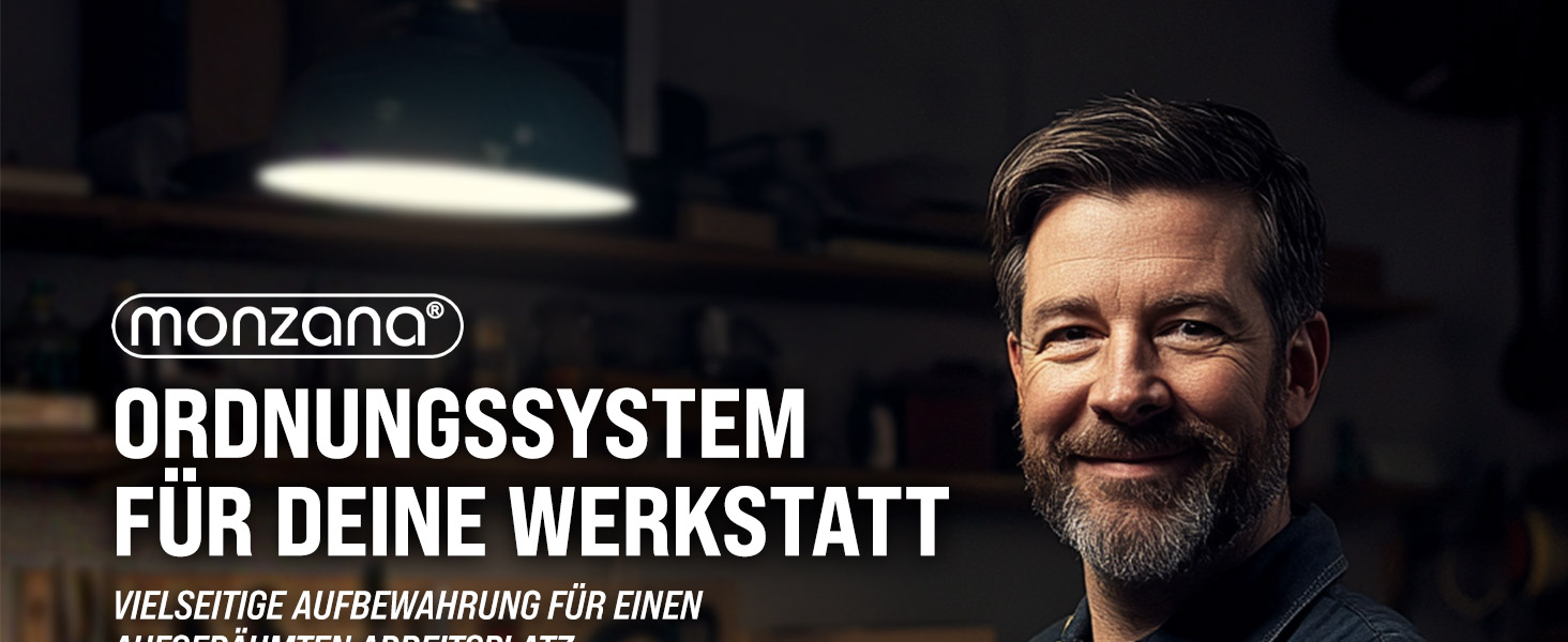 Werkzeugwand Schwarz/Rot 43-tlg Stapelboxen/Werkzeughalter