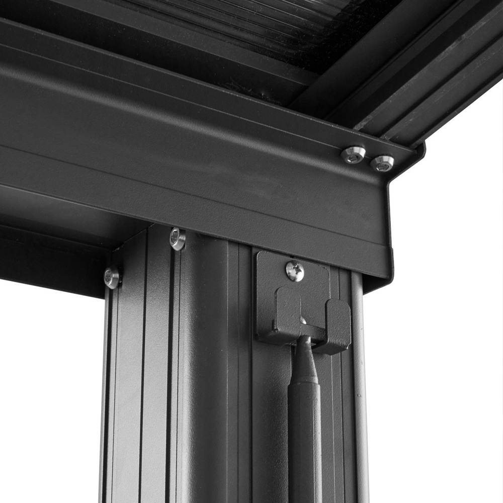 Terrassenüberdachung SOLIS DELUXE - 290 x 295 x cm Grau
