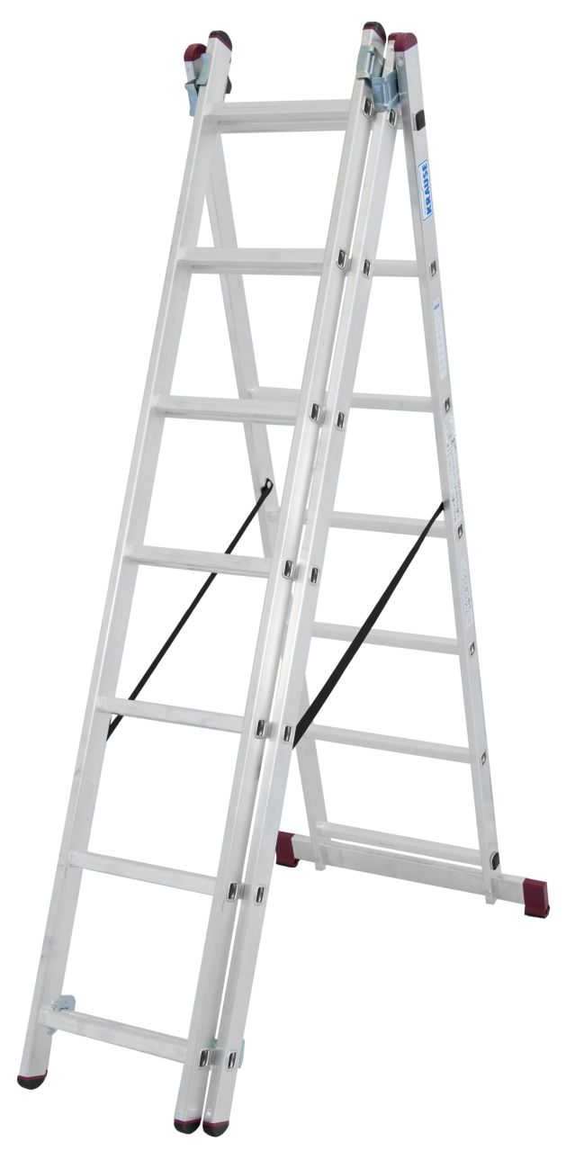 CORDA Vielzweckleiter 3x7 Sprossen